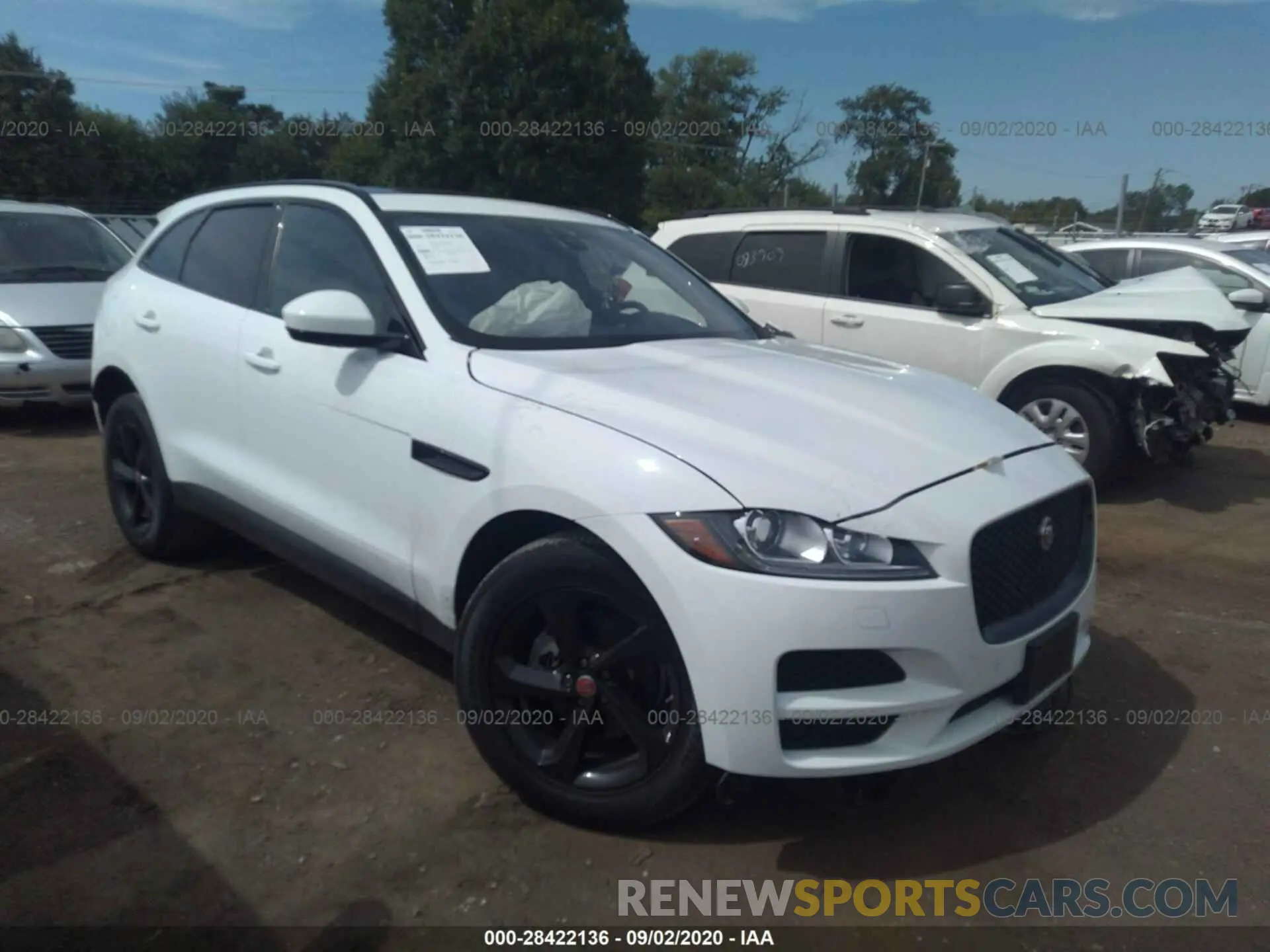 1 Photograph of a damaged car SADCJ2FX0LA618951 JAGUAR F-PACE 2020