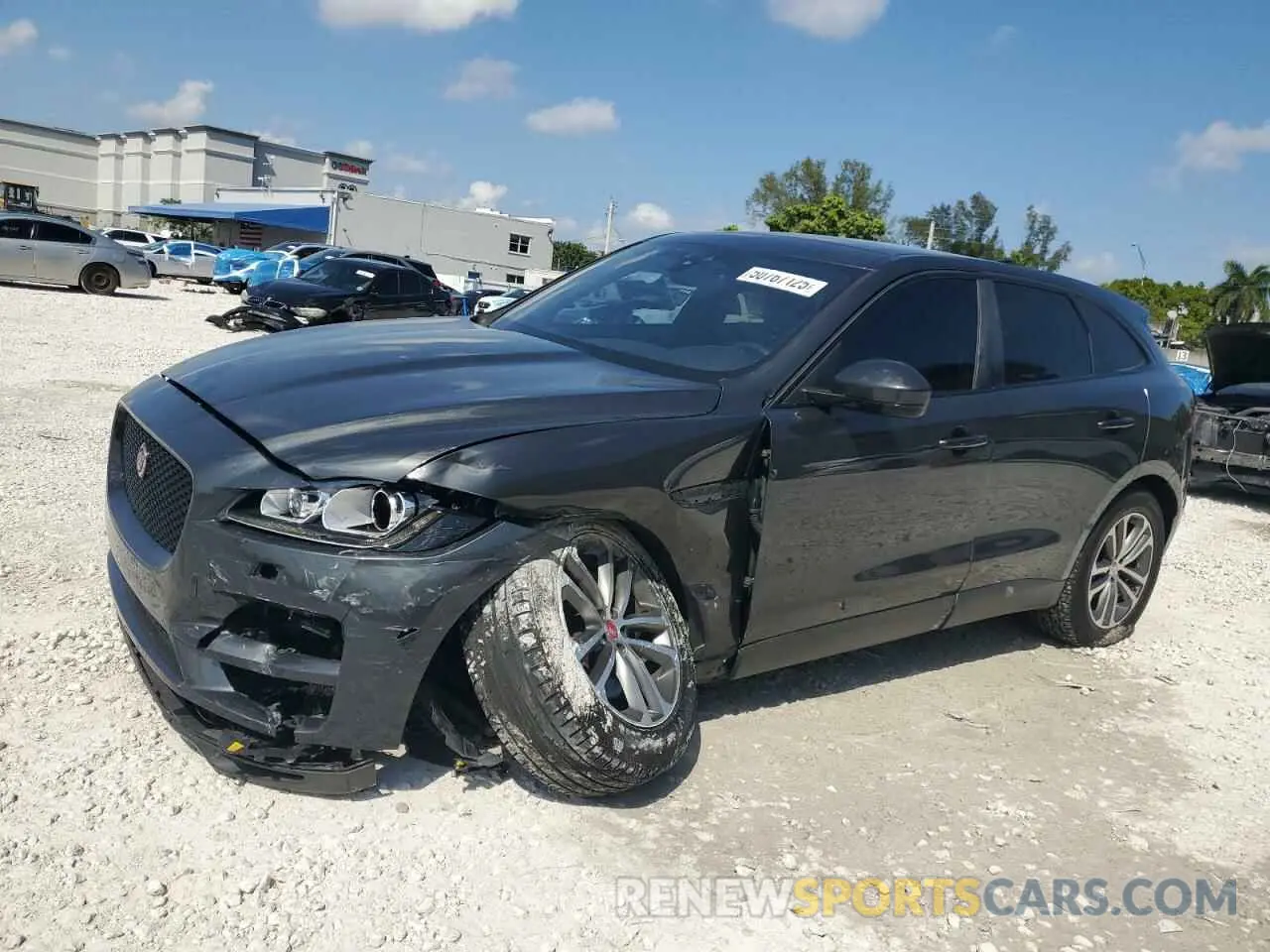 1 Photograph of a damaged car SADCJ2FX0LA646149 JAGUAR F-PACE 2020