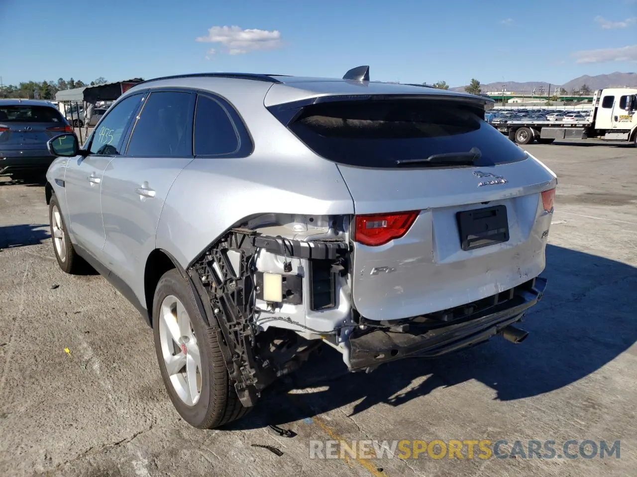 3 Photograph of a damaged car SADCJ2FX1LA622104 JAGUAR F-PACE 2020