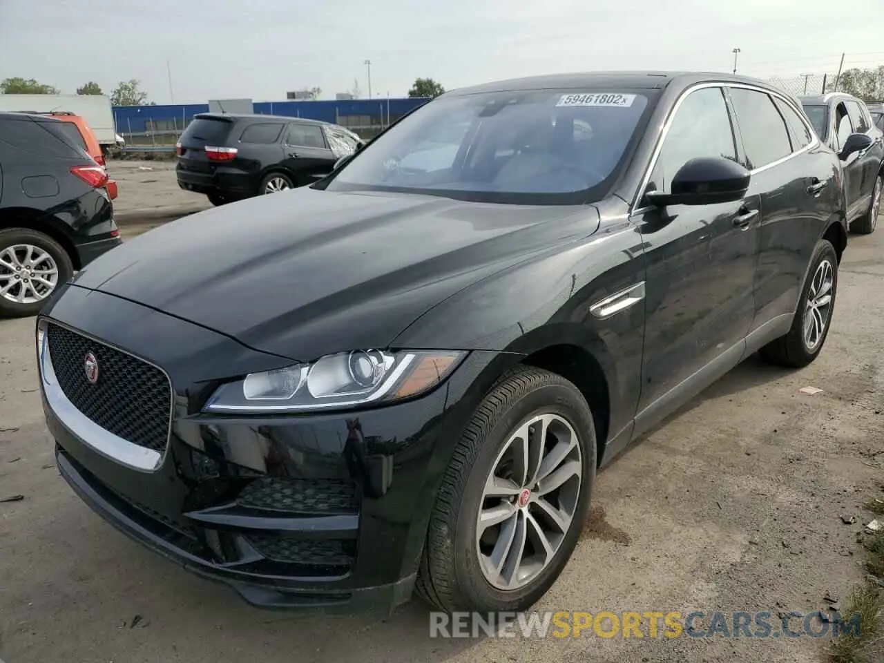 2 Фотография поврежденного автомобиля SADCJ2FX1LA647035 JAGUAR F-PACE 2020