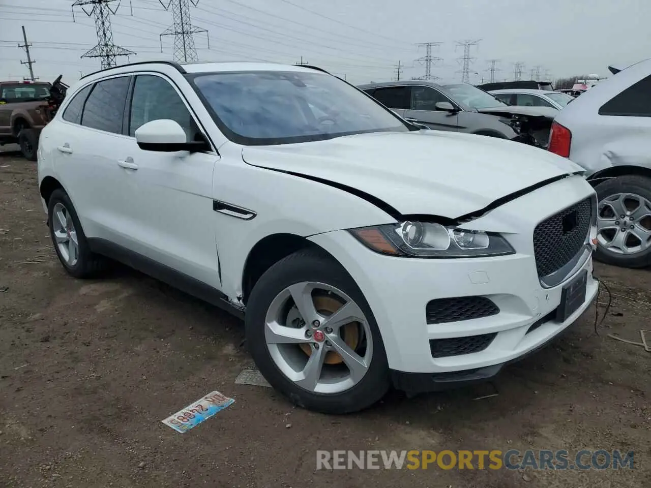 4 Photograph of a damaged car SADCJ2FX2LA629949 JAGUAR F-PACE 2020