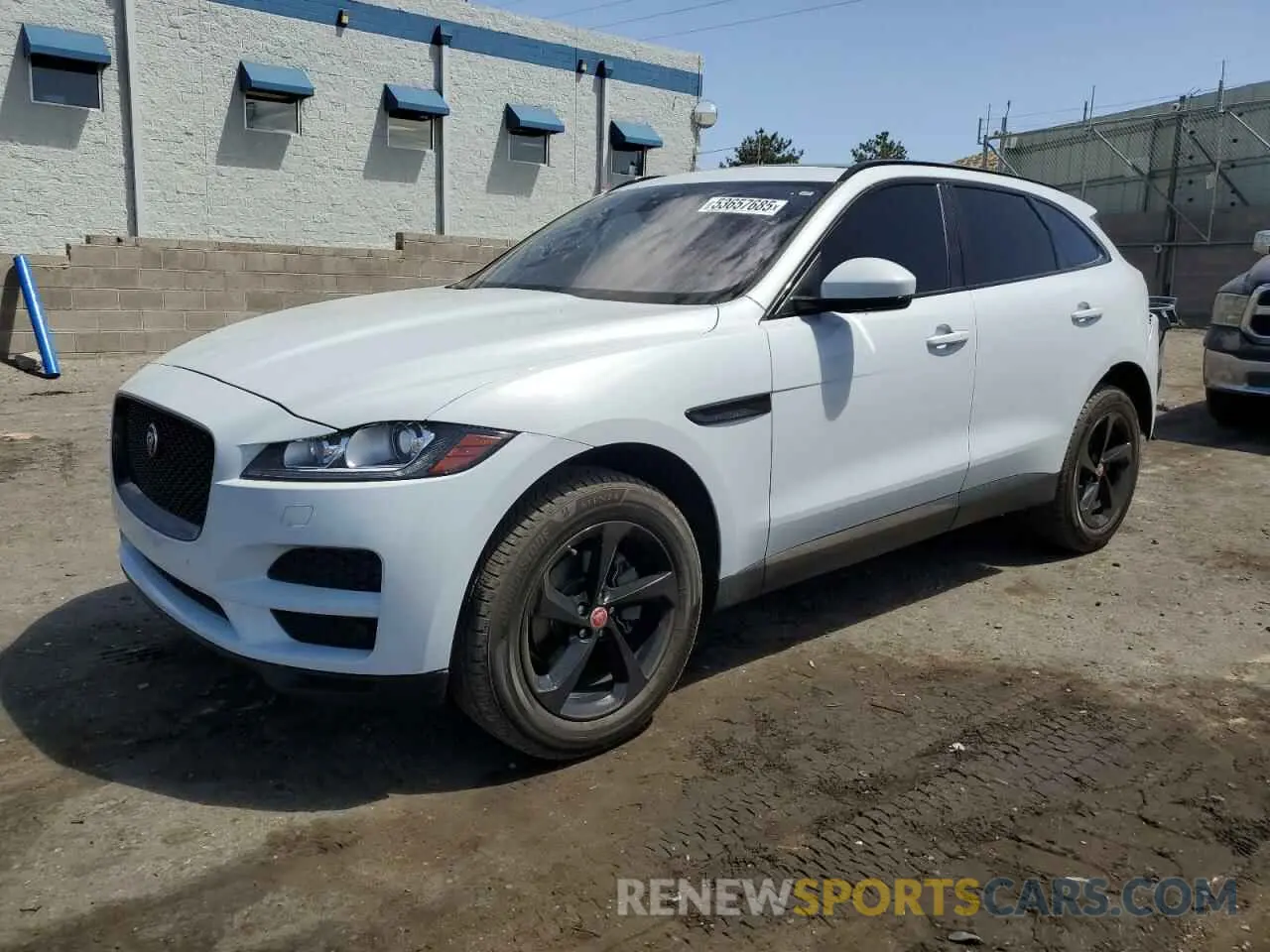 1 Photograph of a damaged car SADCJ2FX2LA639994 JAGUAR F-PACE 2020