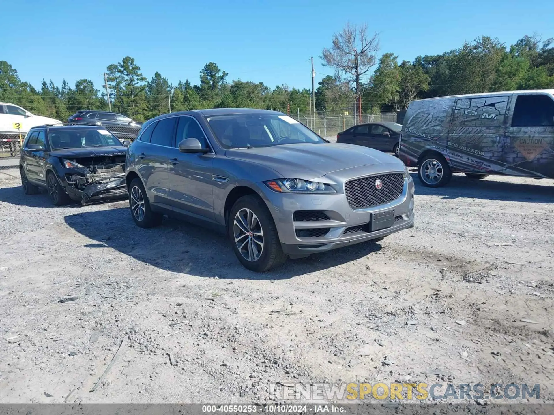1 Photograph of a damaged car SADCJ2FX3LA631662 JAGUAR F-PACE 2020