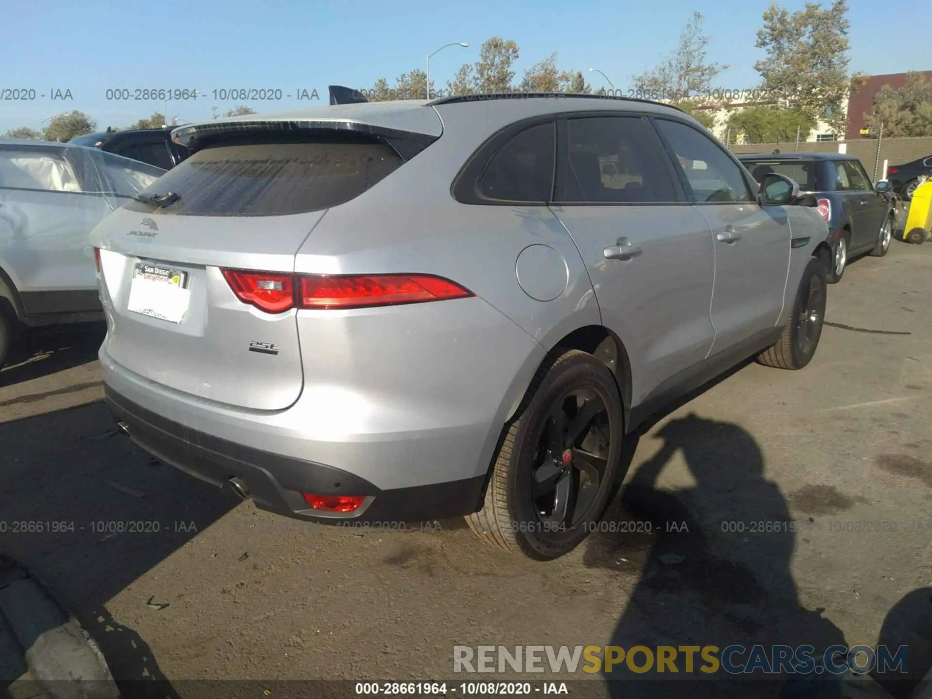 4 Photograph of a damaged car SADCJ2FX5LA617455 JAGUAR F-PACE 2020