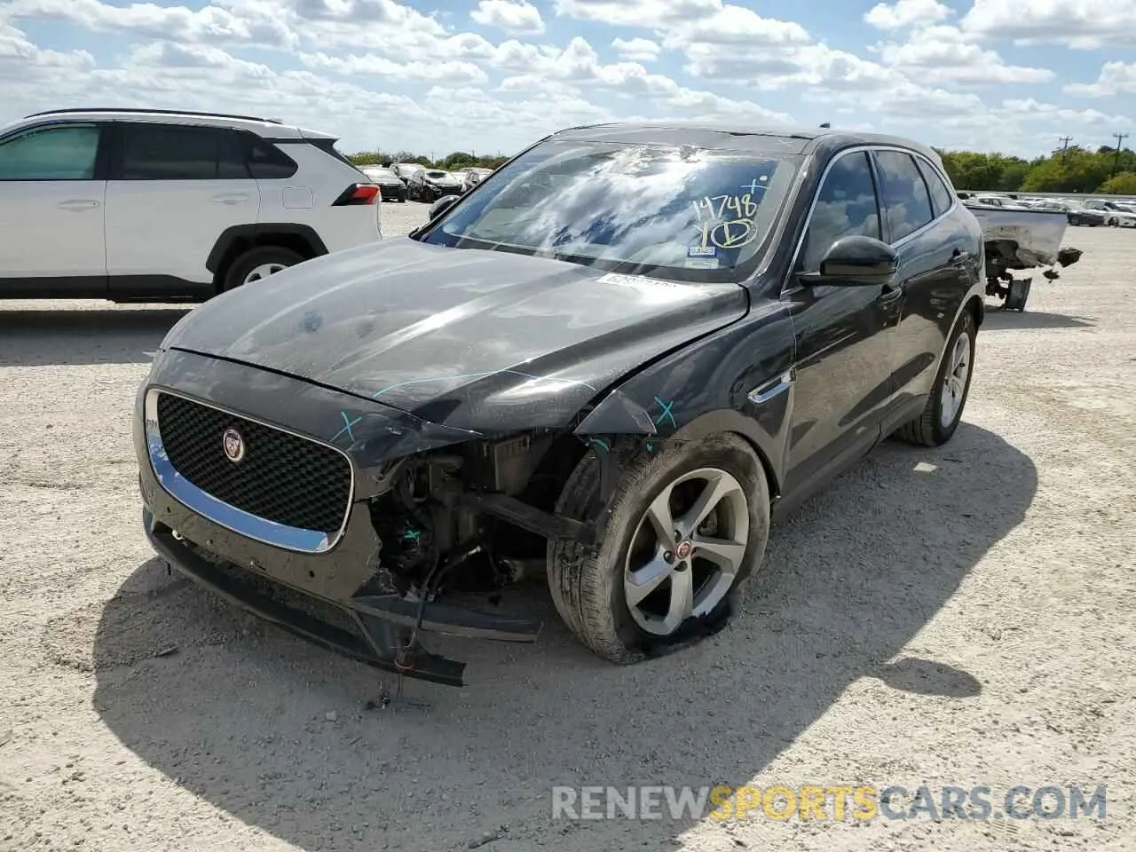 2 Photograph of a damaged car SADCJ2FX5LA628911 JAGUAR F-PACE 2020