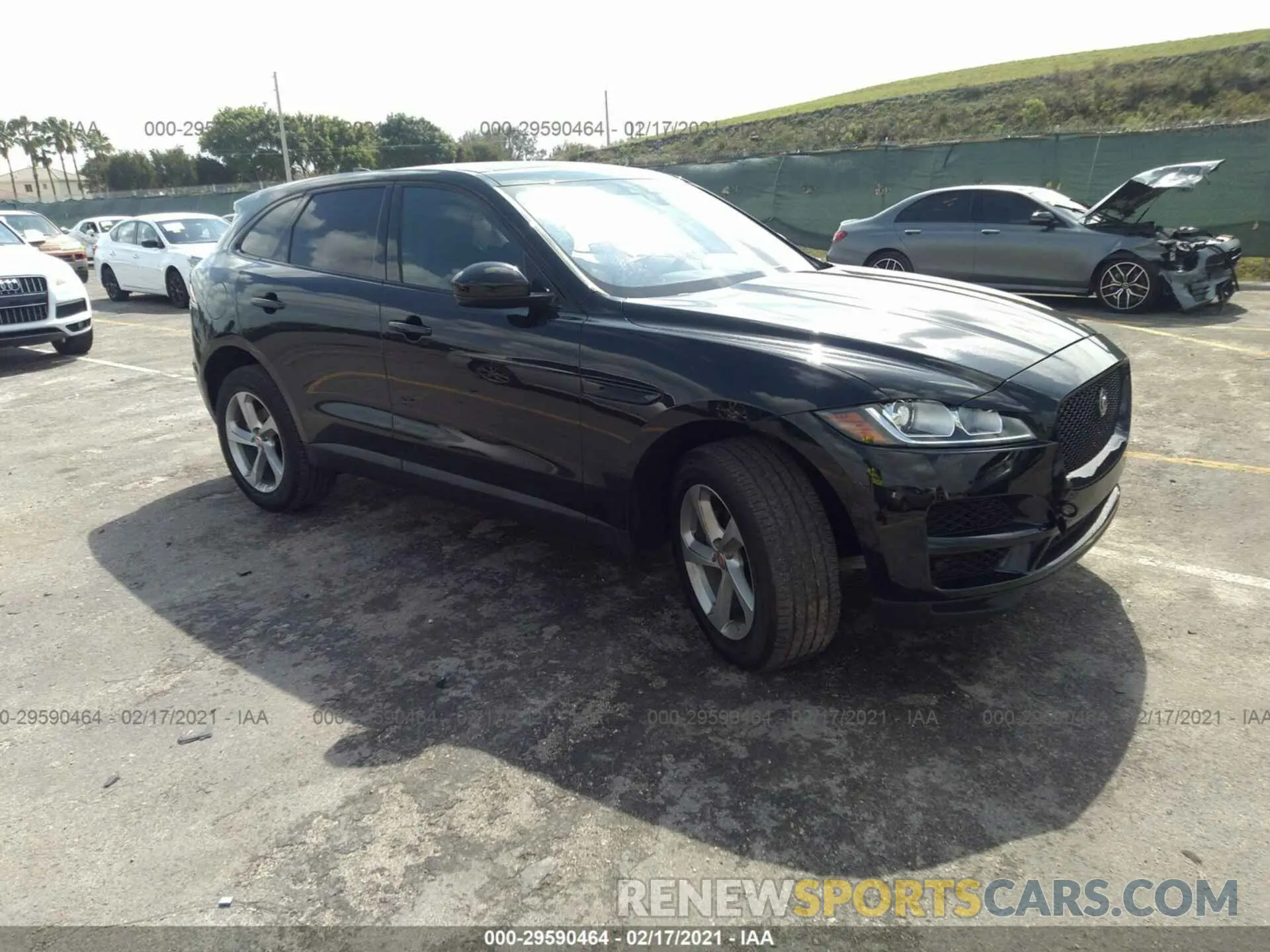 1 Photograph of a damaged car SADCJ2FX5LA645868 JAGUAR F-PACE 2020