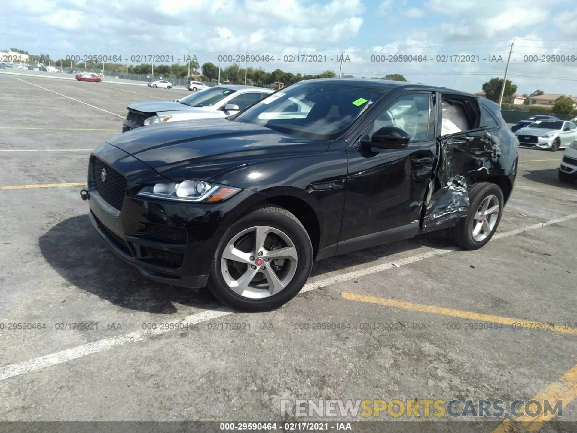 2 Photograph of a damaged car SADCJ2FX5LA645868 JAGUAR F-PACE 2020