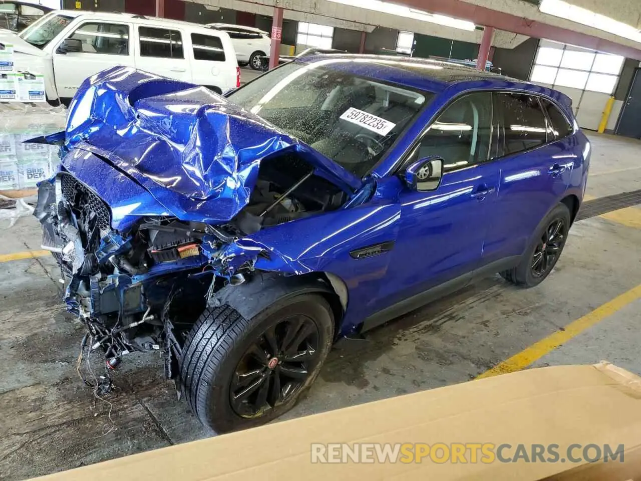 1 Photograph of a damaged car SADCJ2FX9LA649485 JAGUAR F-PACE 2020