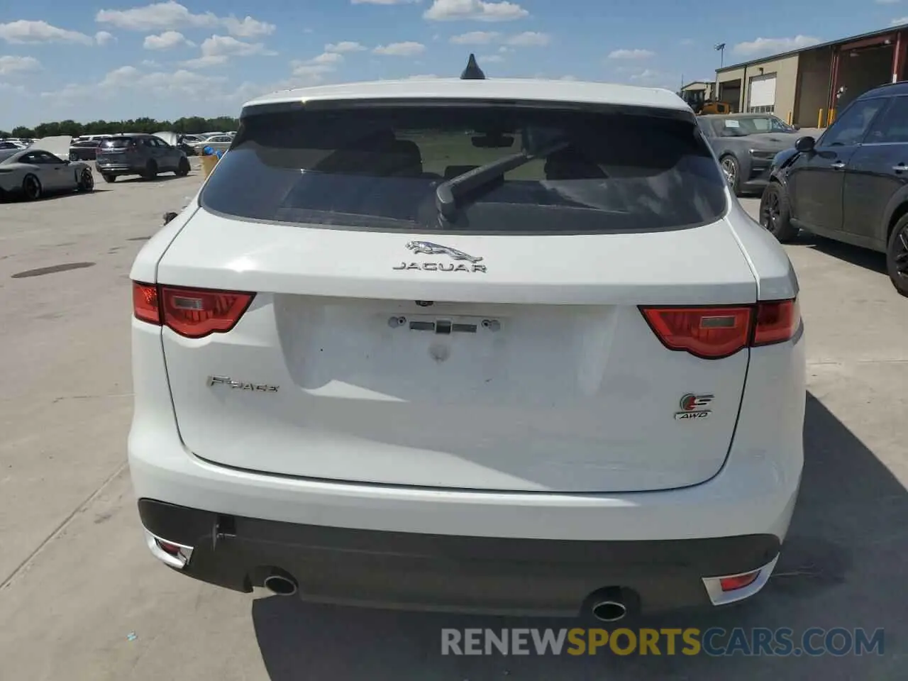 6 Photograph of a damaged car SADCJ2FXXLA635367 JAGUAR F-PACE 2020