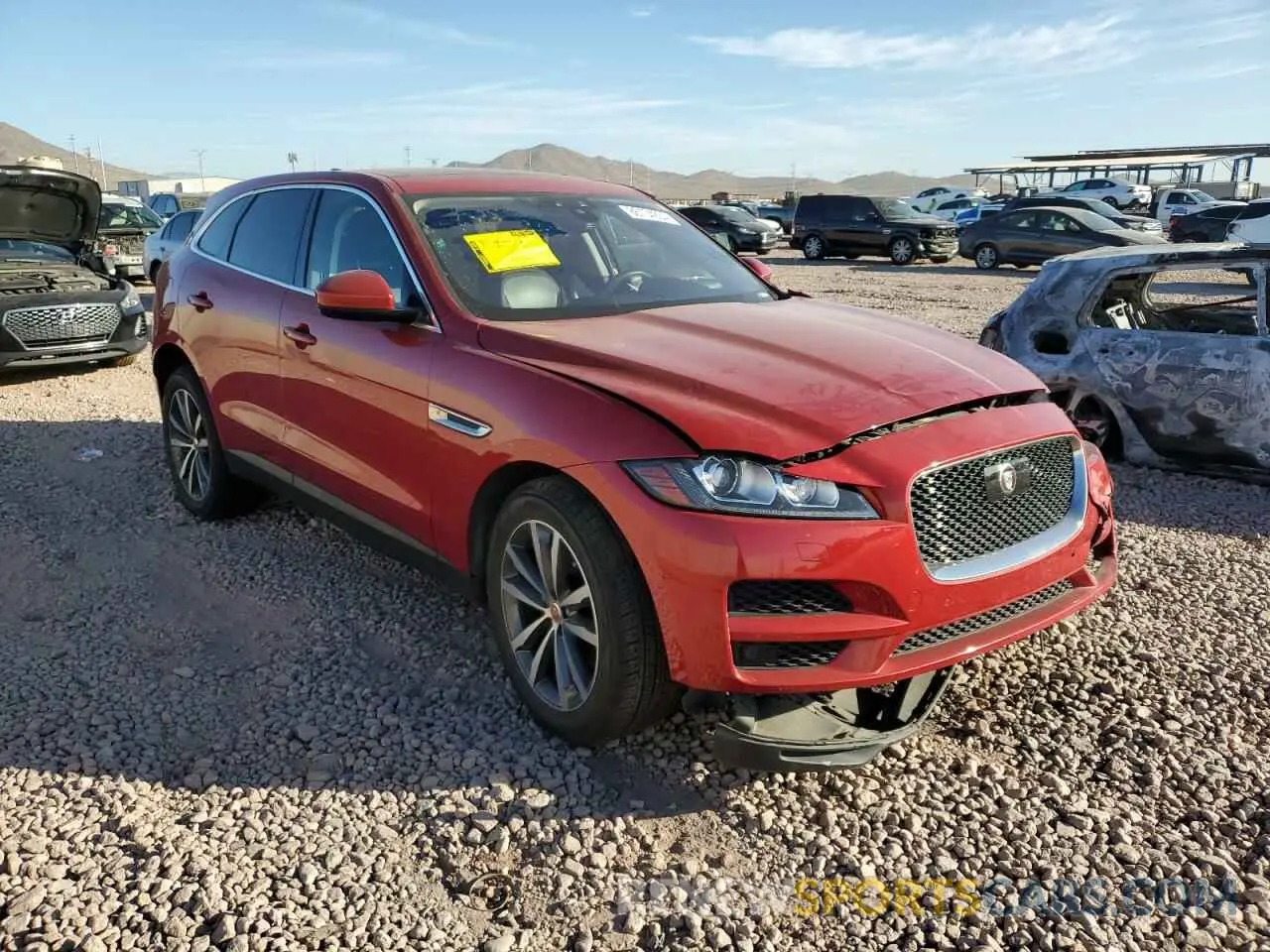 4 Фотография поврежденного автомобиля SADCK2FX3LA648118 JAGUAR F-PACE 2020