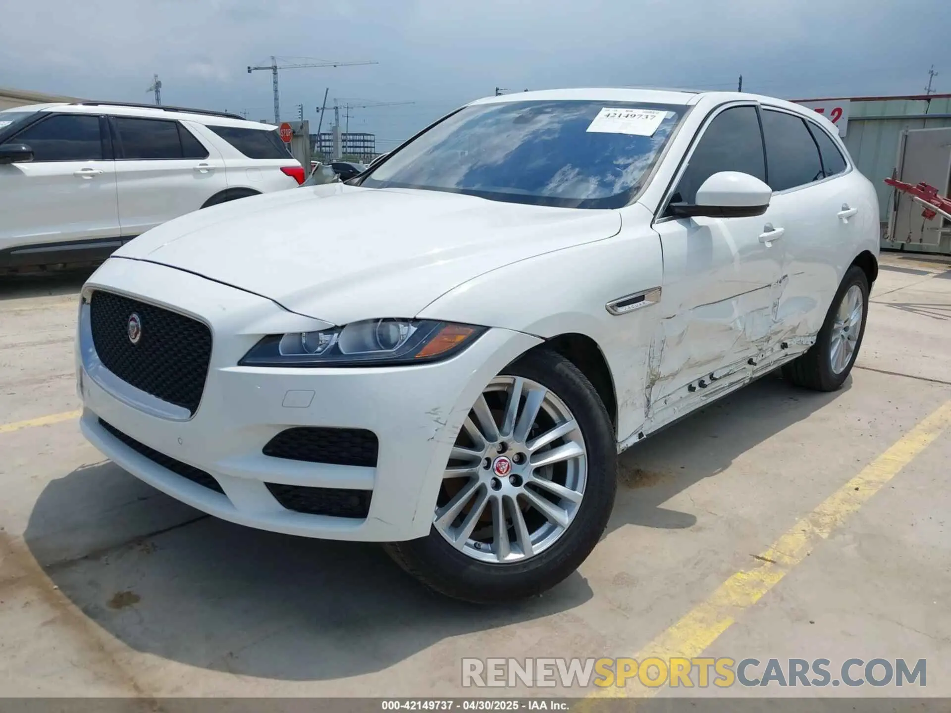 2 Фотография поврежденного автомобиля SADCK2FXXLA622776 JAGUAR F-PACE 2020