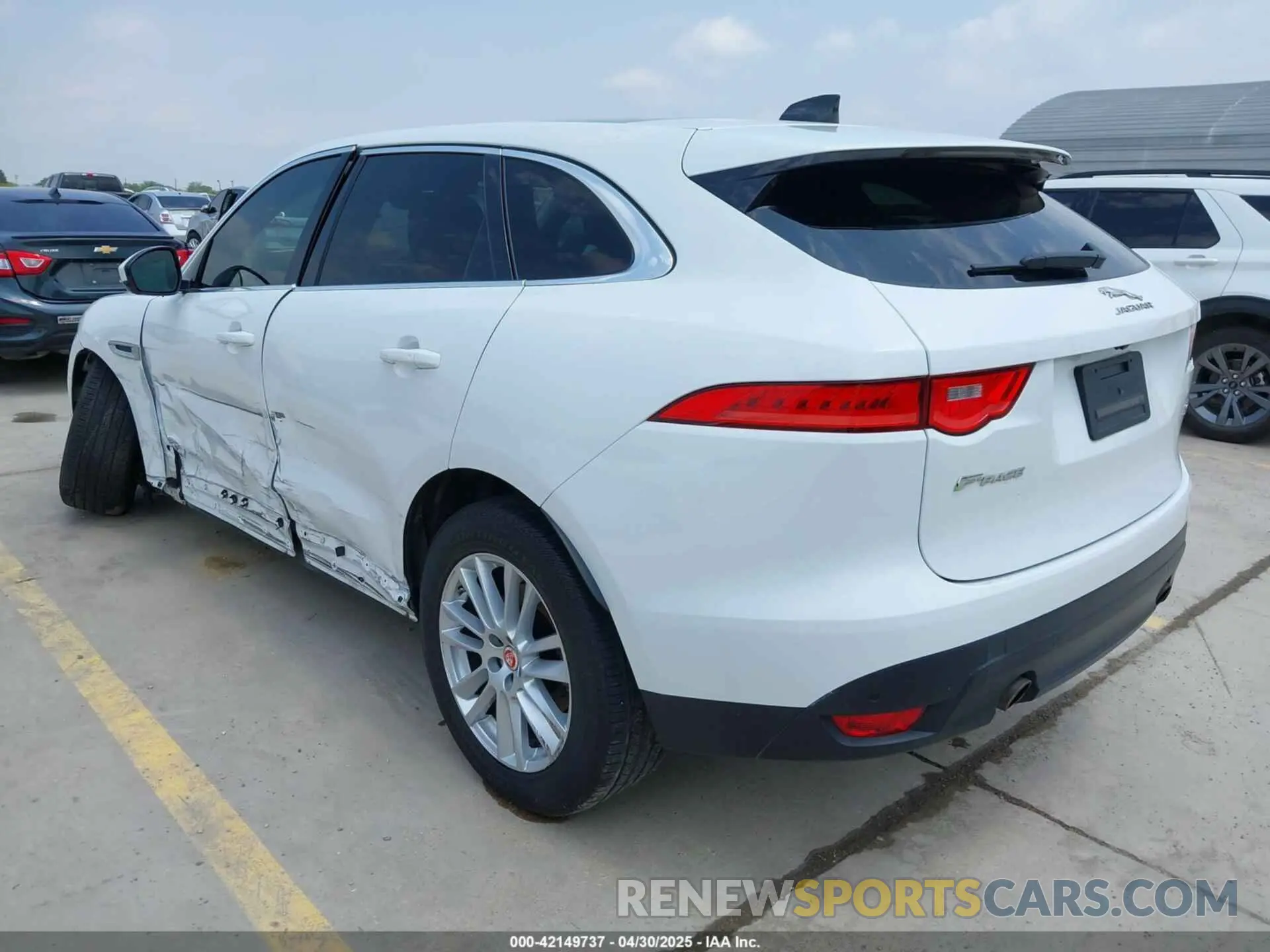 3 Фотография поврежденного автомобиля SADCK2FXXLA622776 JAGUAR F-PACE 2020