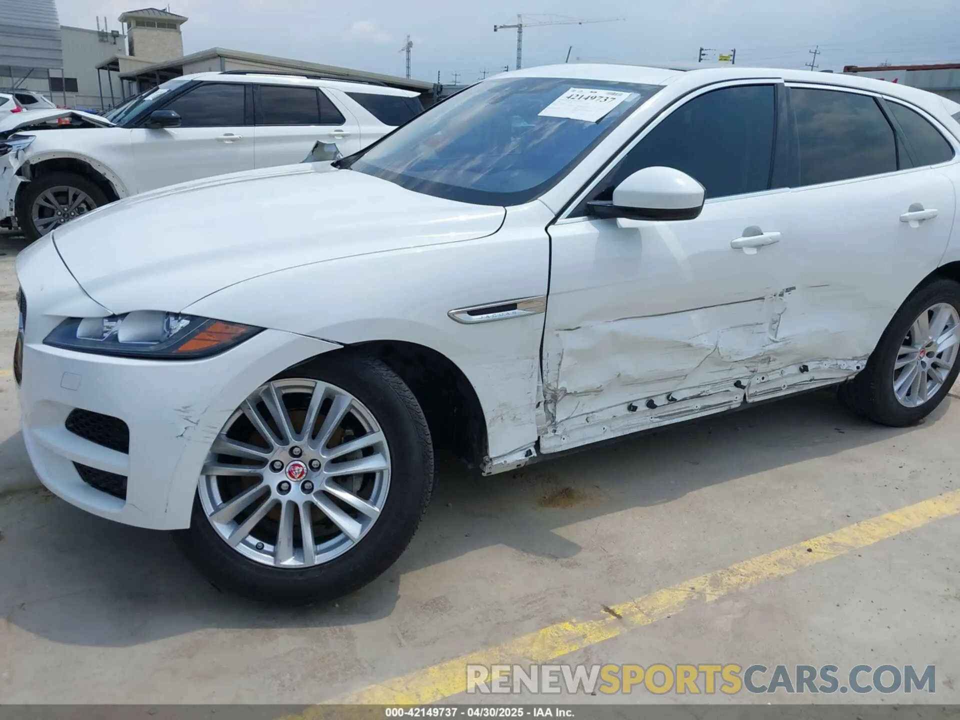 6 Фотография поврежденного автомобиля SADCK2FXXLA622776 JAGUAR F-PACE 2020