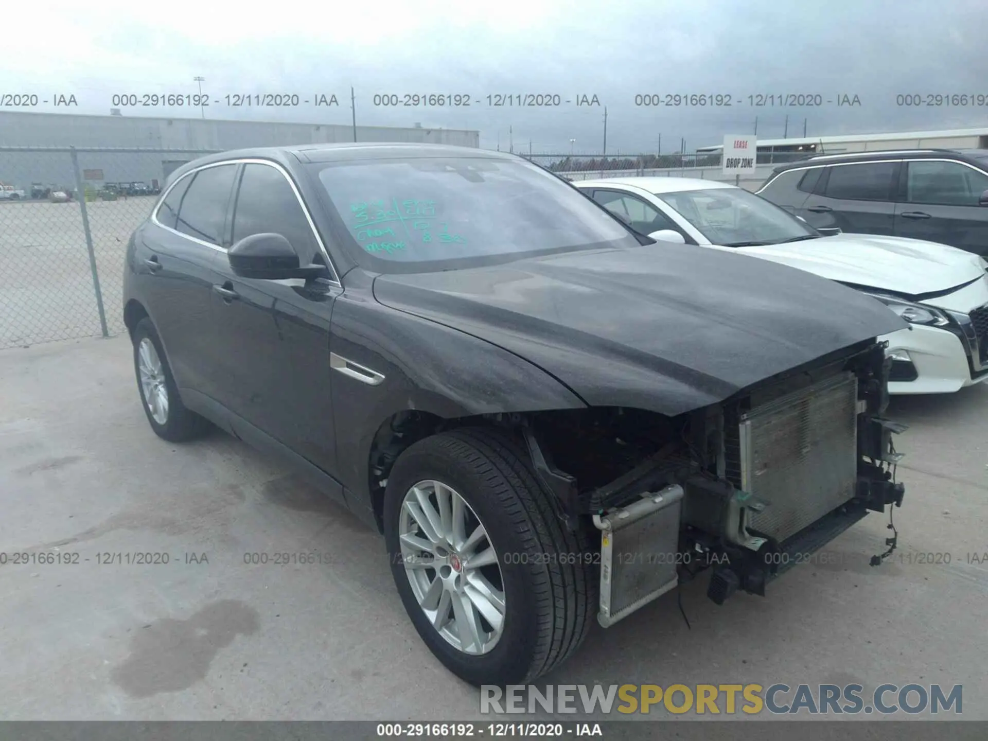 1 Photograph of a damaged car SADCK2GX0LA638418 JAGUAR F-PACE 2020
