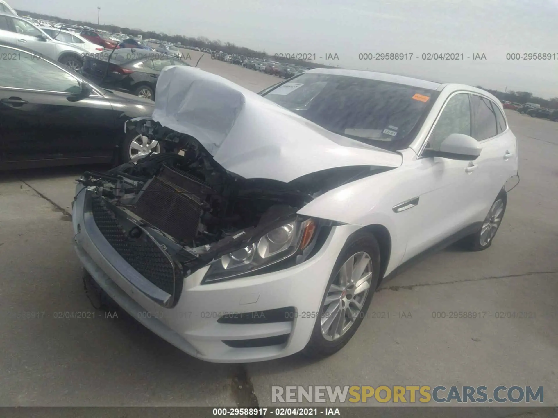 2 Photograph of a damaged car SADCK2GX3LA641653 JAGUAR F-PACE 2020