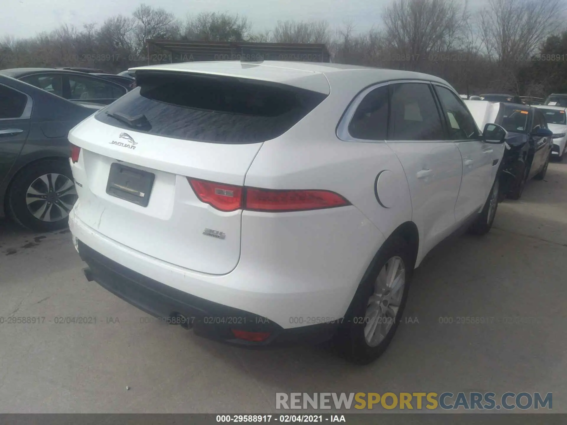 4 Photograph of a damaged car SADCK2GX3LA641653 JAGUAR F-PACE 2020