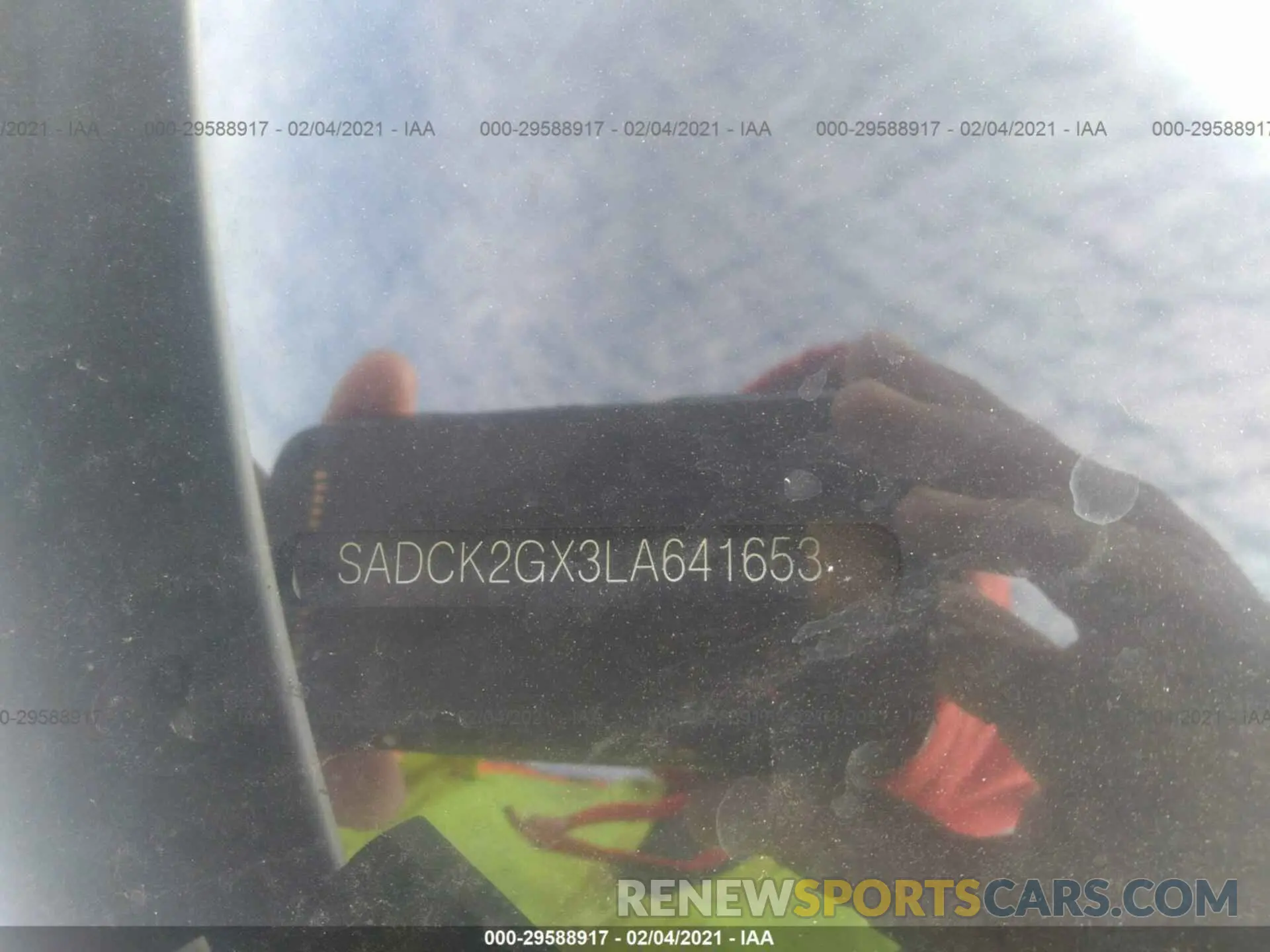 9 Photograph of a damaged car SADCK2GX3LA641653 JAGUAR F-PACE 2020