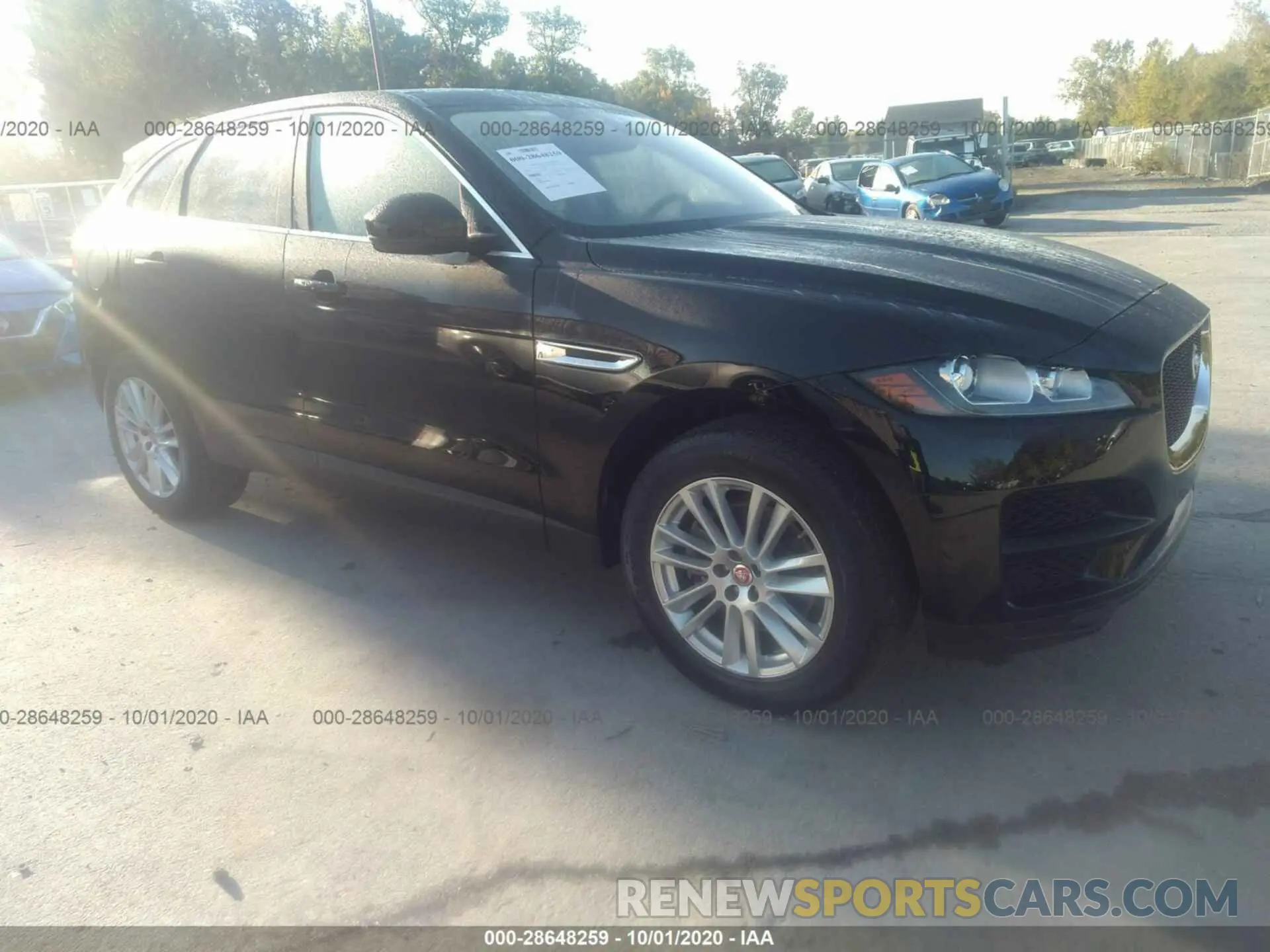 1 Photograph of a damaged car SADCK2GX7LA632695 JAGUAR F-PACE 2020