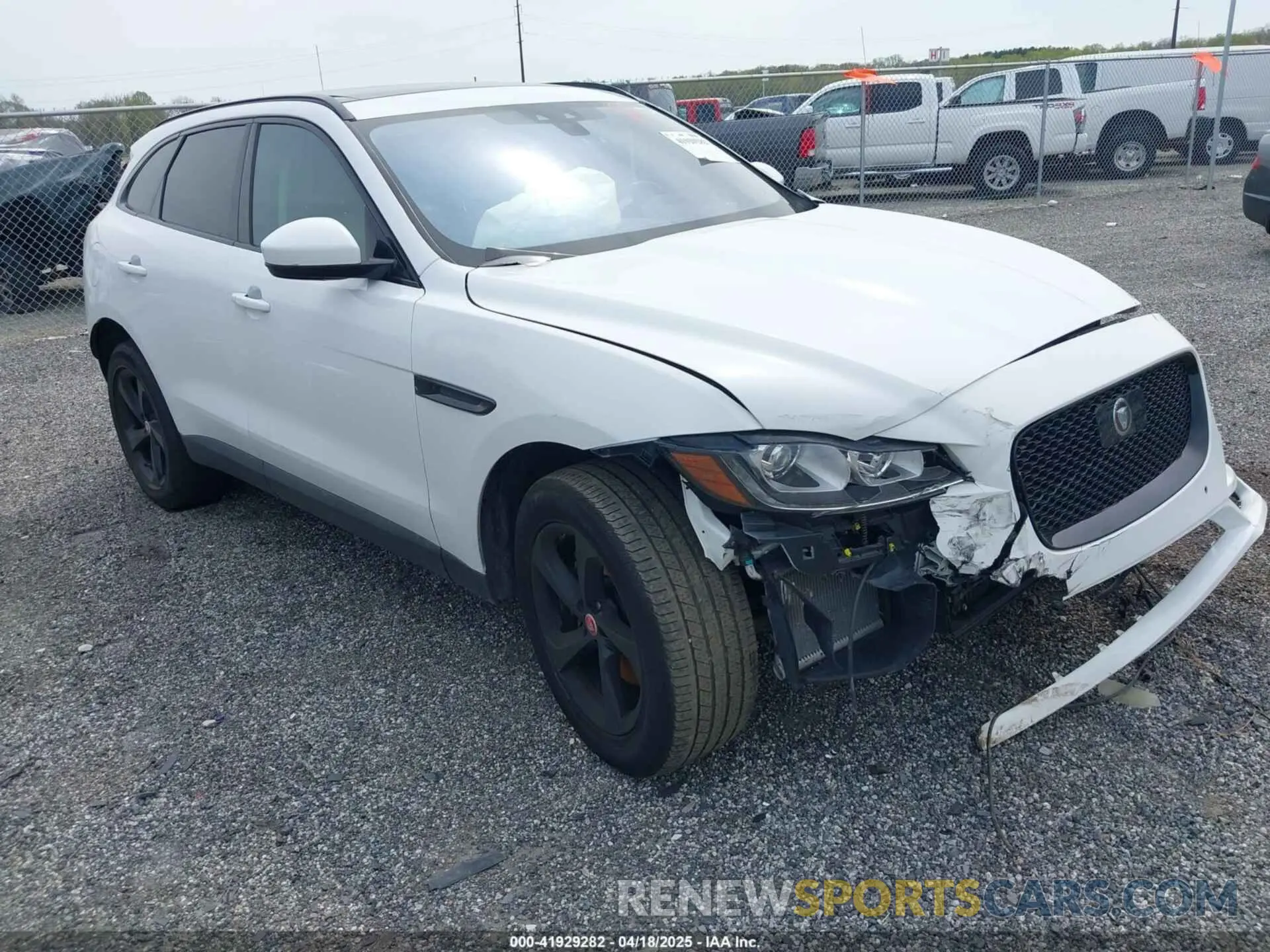 1 Фотография поврежденного автомобиля SADCK2GX7LA647309 JAGUAR F-PACE 2020