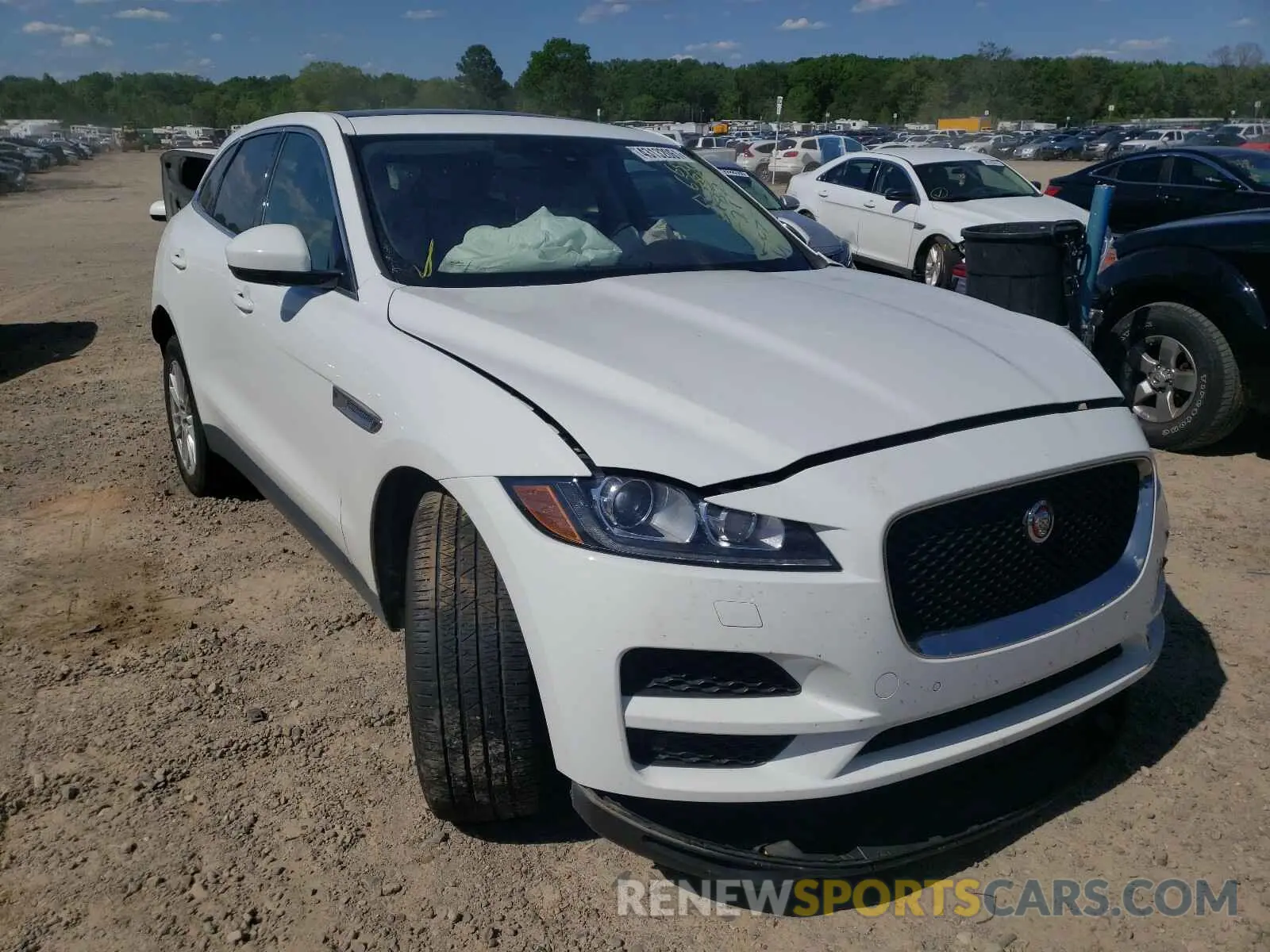 1 Photograph of a damaged car SADCK2GX8LA638182 JAGUAR F-PACE 2020