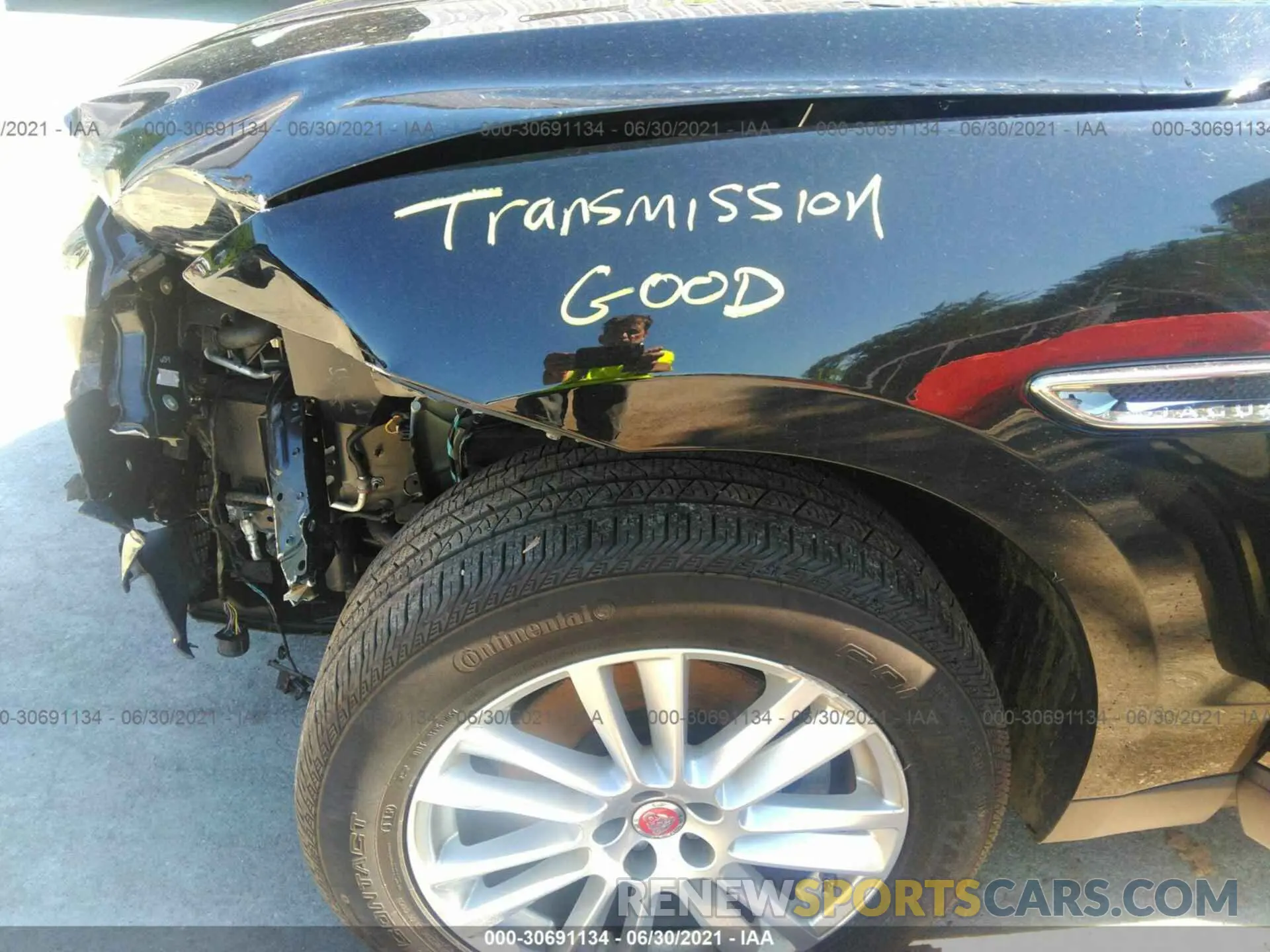 6 Photograph of a damaged car SADCK2GX9LA637347 JAGUAR F-PACE 2020