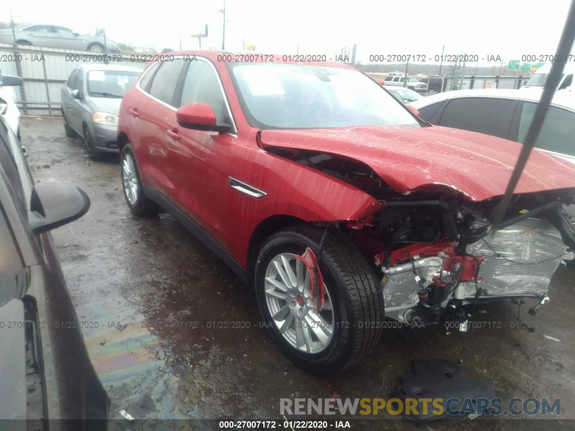 1 Photograph of a damaged car SADCK2GX9LA638188 JAGUAR F-PACE 2020