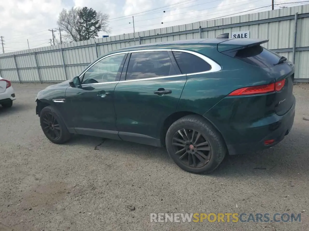 2 Фотография поврежденного автомобиля SADCK2GX9LA638255 JAGUAR F-PACE 2020