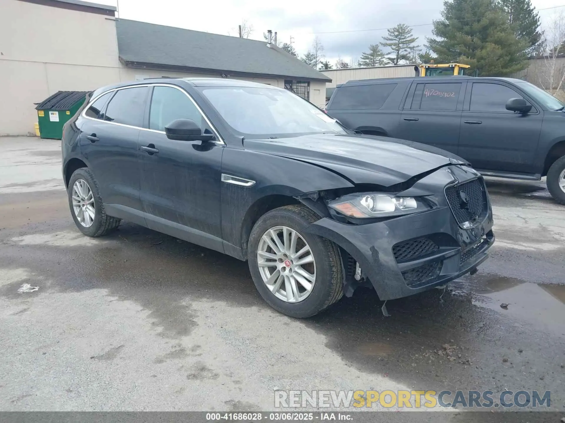 1 Photograph of a damaged car SADCK2GXXLA634540 JAGUAR F-PACE 2020