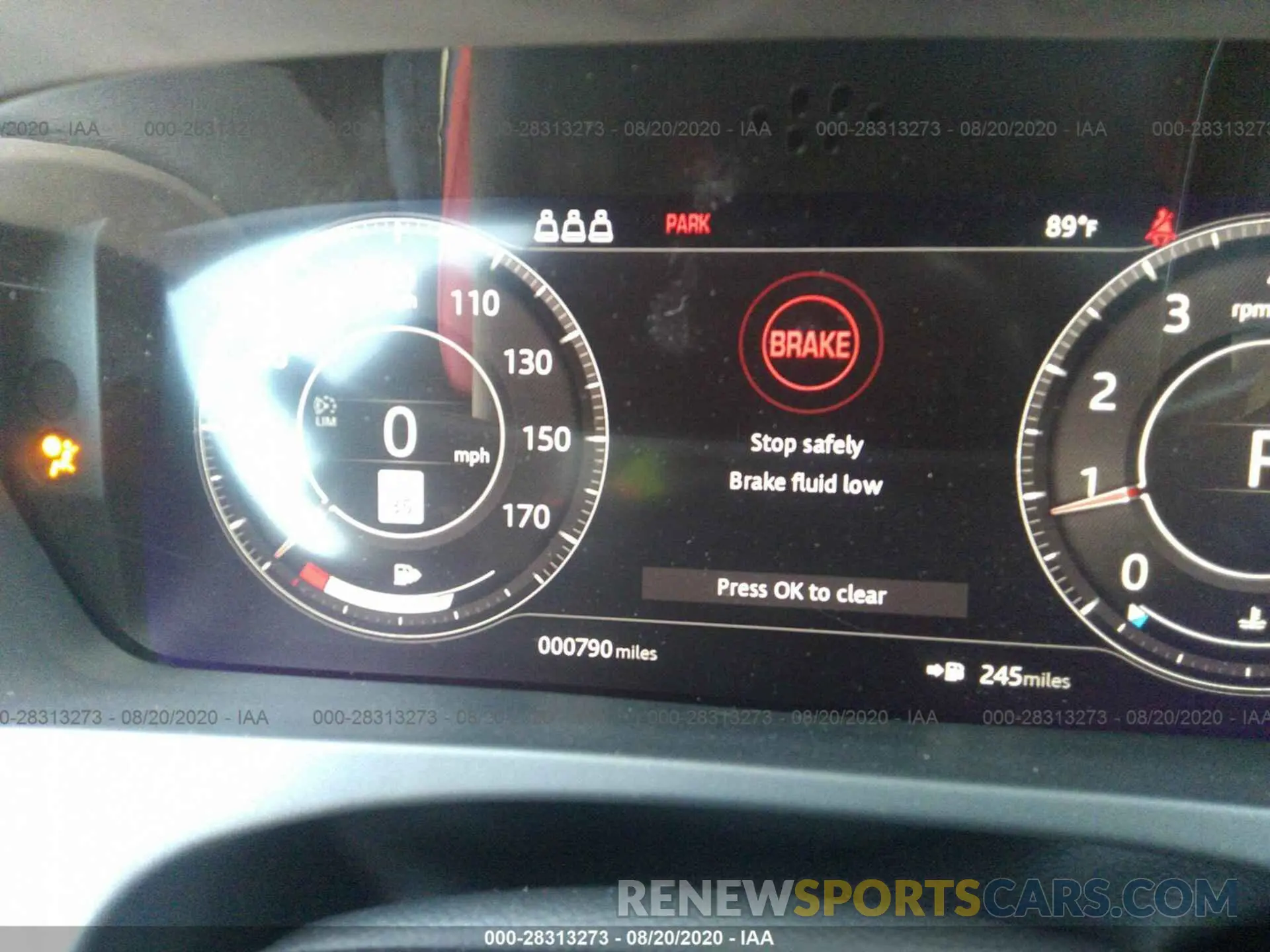 7 Photograph of a damaged car SADCM2FV7LA651709 JAGUAR F-PACE 2020