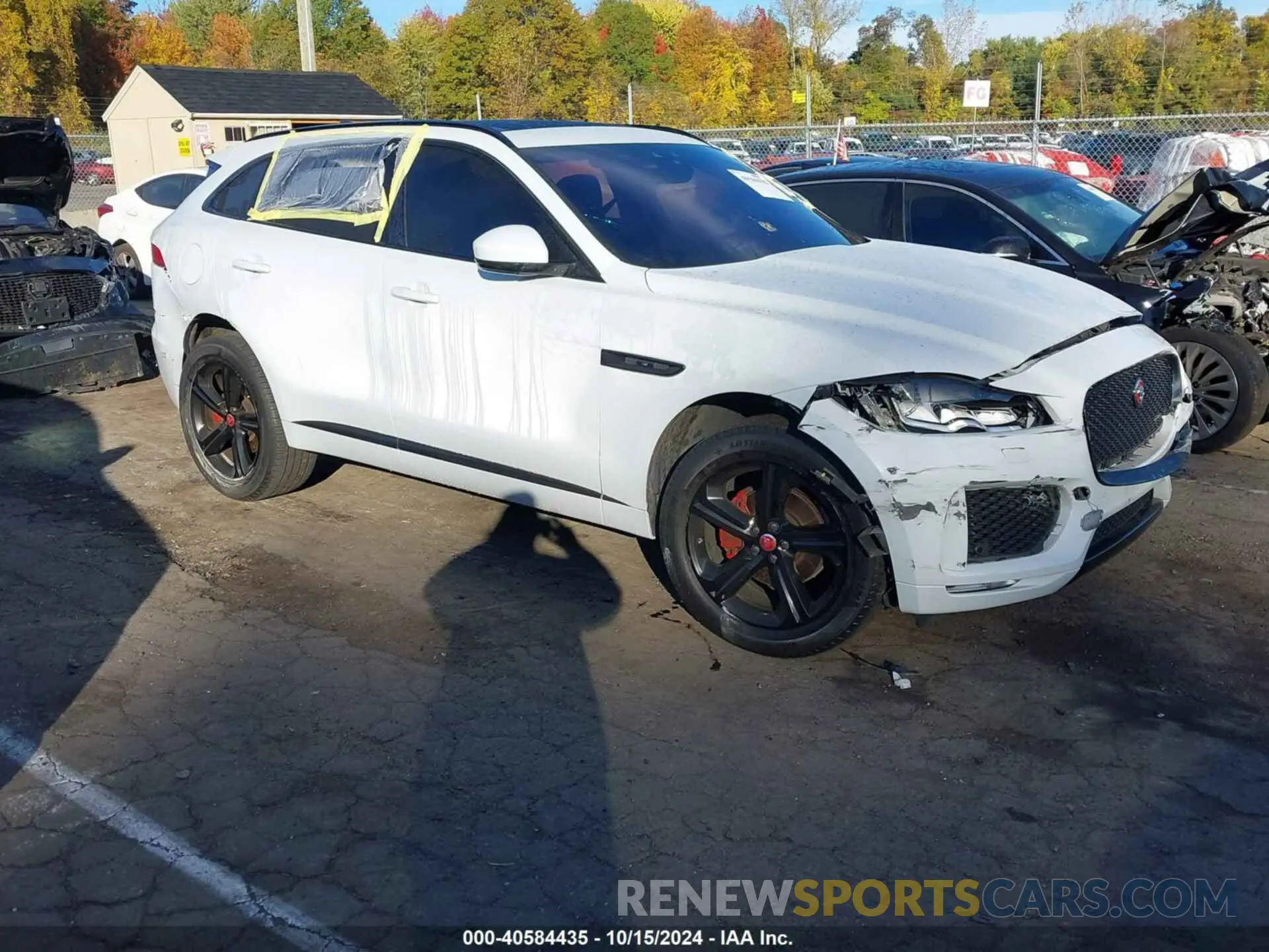 1 Photograph of a damaged car SADCP2FX8LA641778 JAGUAR F-PACE 2020