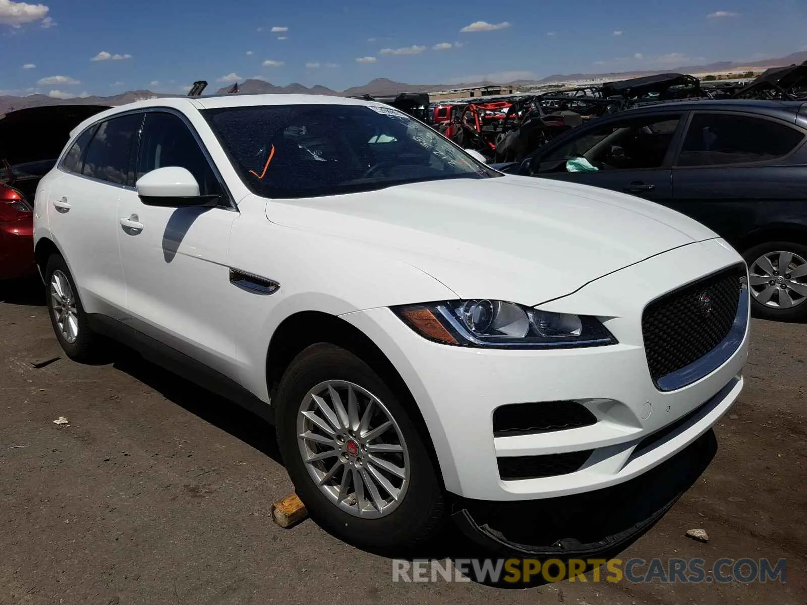 1 Photograph of a damaged car SADCS2FX3LA640262 JAGUAR F-PACE 2020