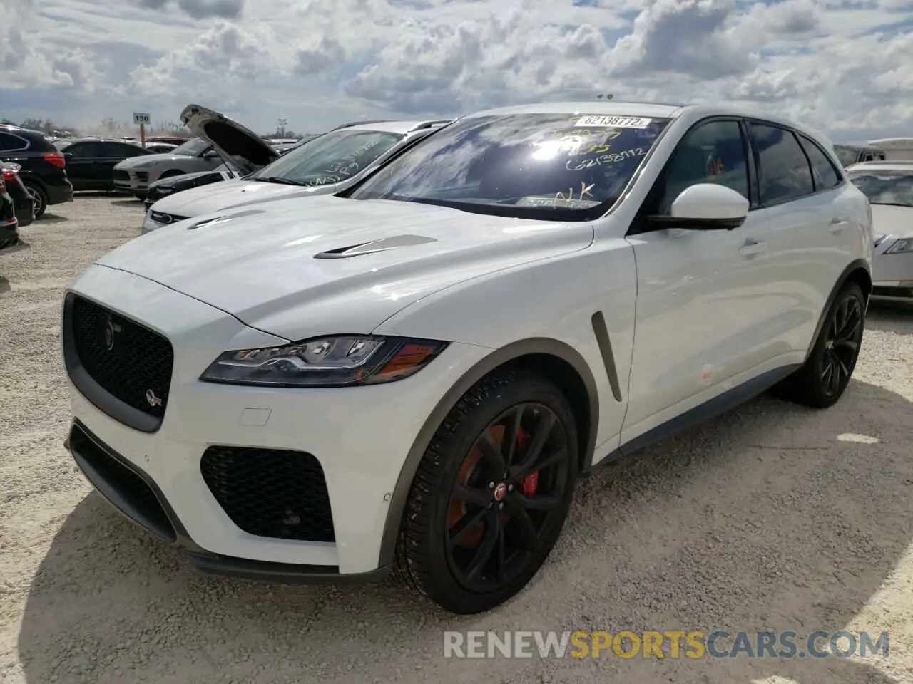 2 Фотография поврежденного автомобиля SADCZ2EE3LA619195 JAGUAR F-PACE 2020