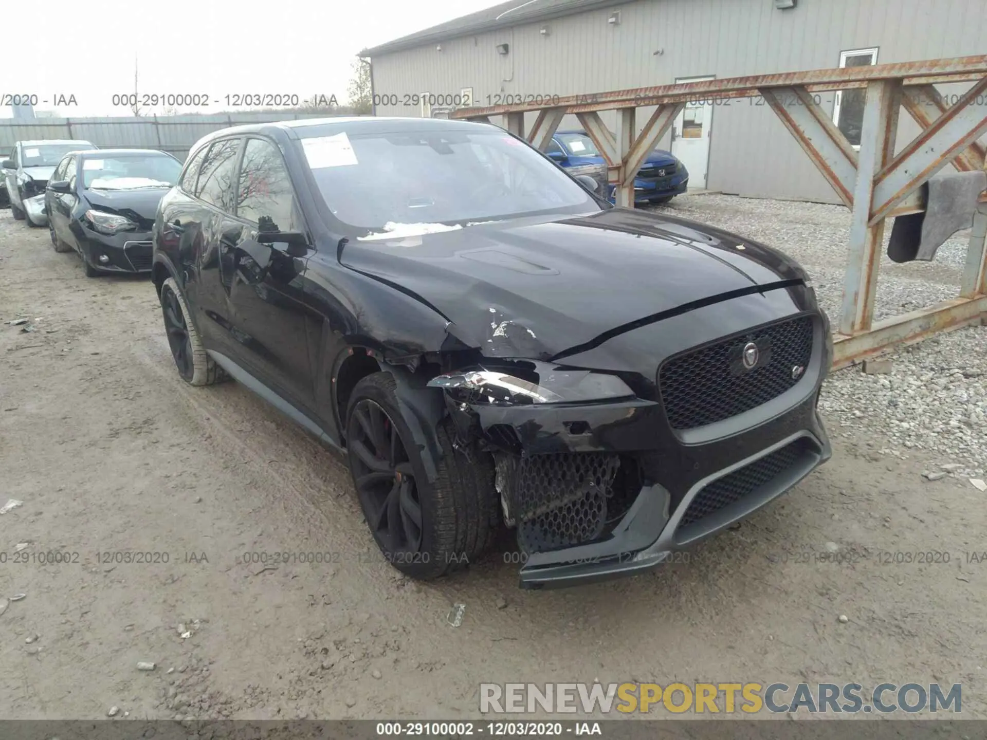 1 Photograph of a damaged car SADCZ2EE5LA625998 JAGUAR F-PACE 2020