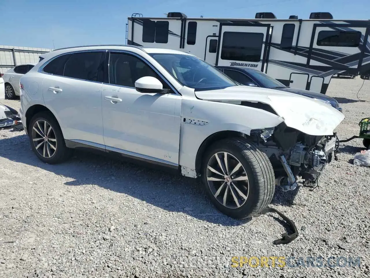 4 Фотография поврежденного автомобиля SADCJ2EU8MA669378 JAGUAR F-PACE 2021