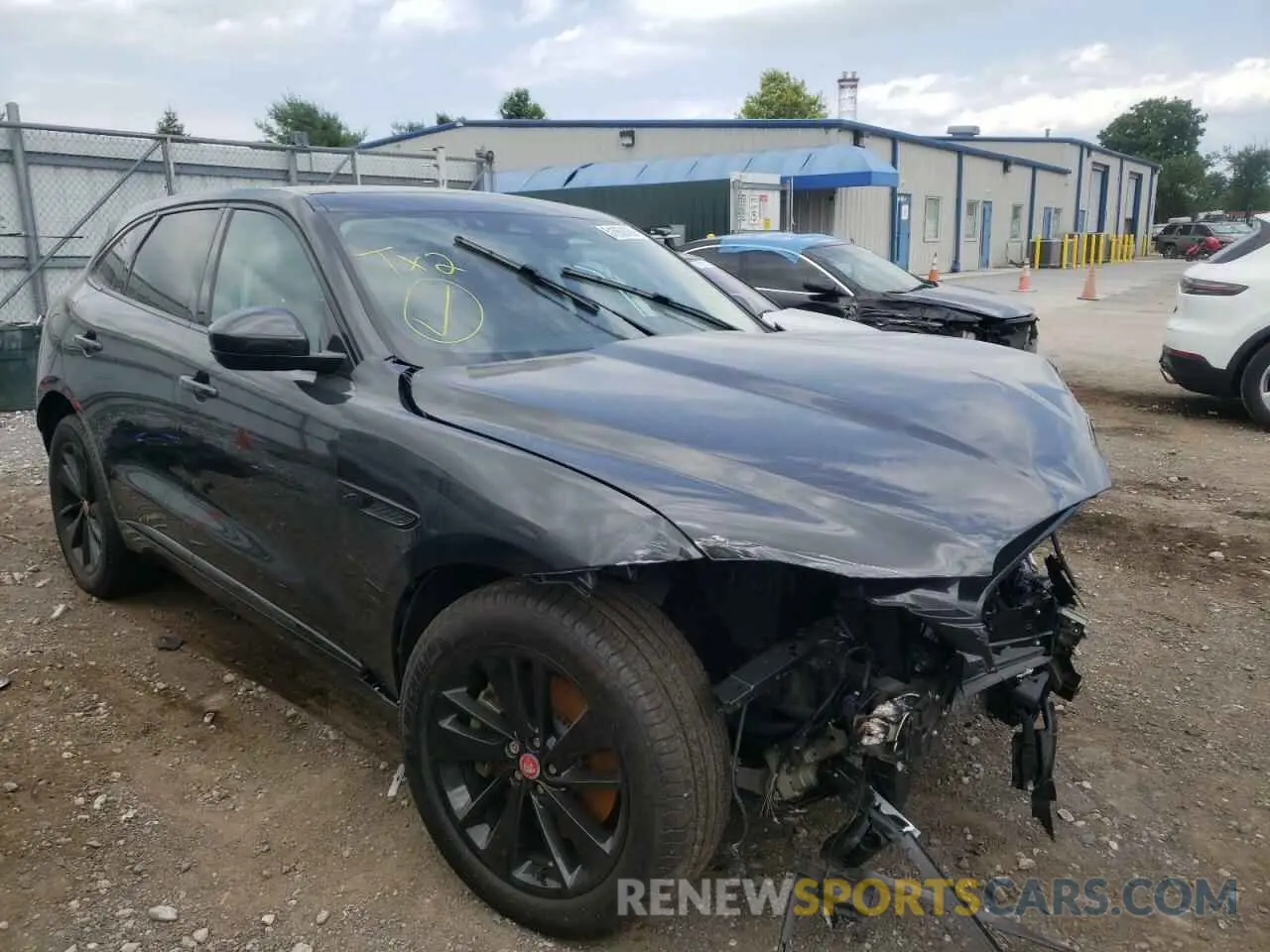 1 Photograph of a damaged car SADCJ2EU9MA687629 JAGUAR F-PACE 2021