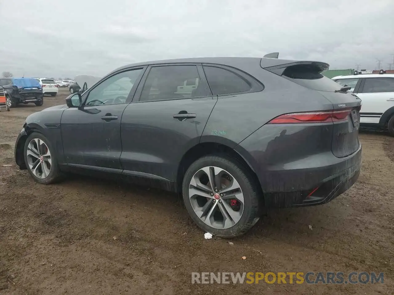 2 Фотография поврежденного автомобиля SADCJ2EX0MA681308 JAGUAR F-PACE 2021