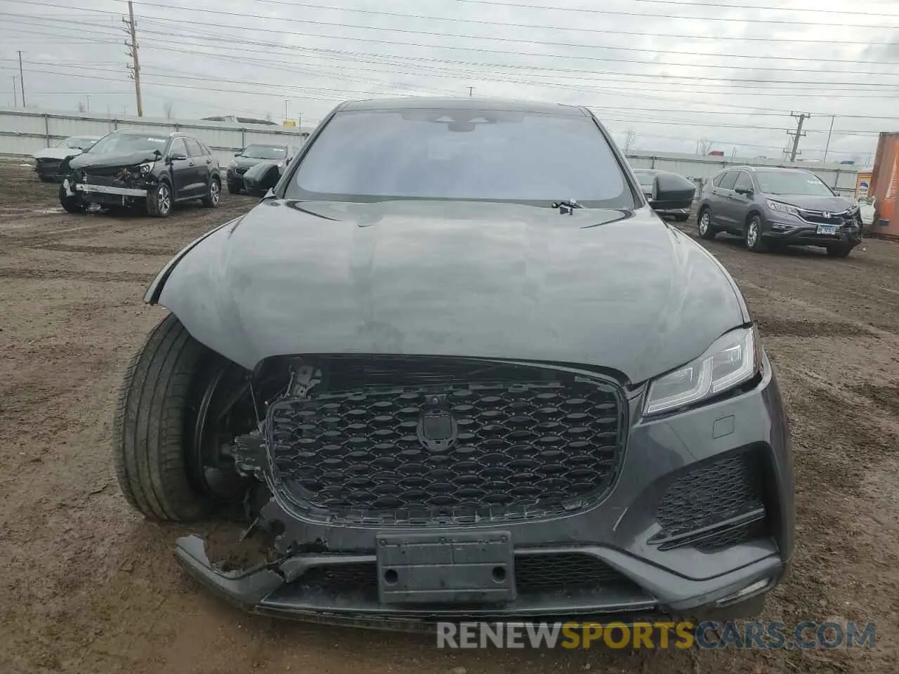 5 Фотография поврежденного автомобиля SADCJ2EX0MA681308 JAGUAR F-PACE 2021
