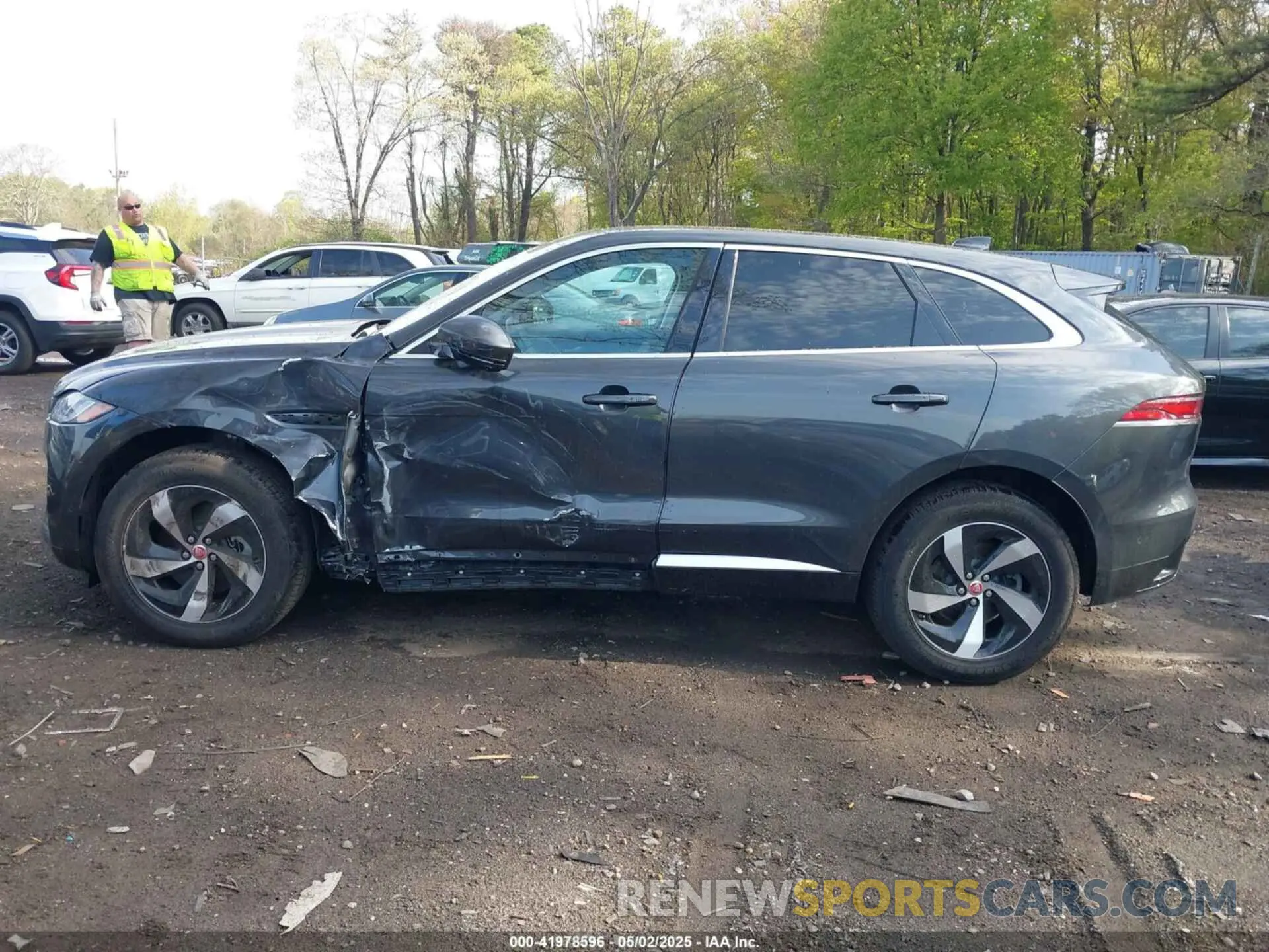 14 Фотография поврежденного автомобиля SADCJ2EX1MA672696 JAGUAR F-PACE 2021