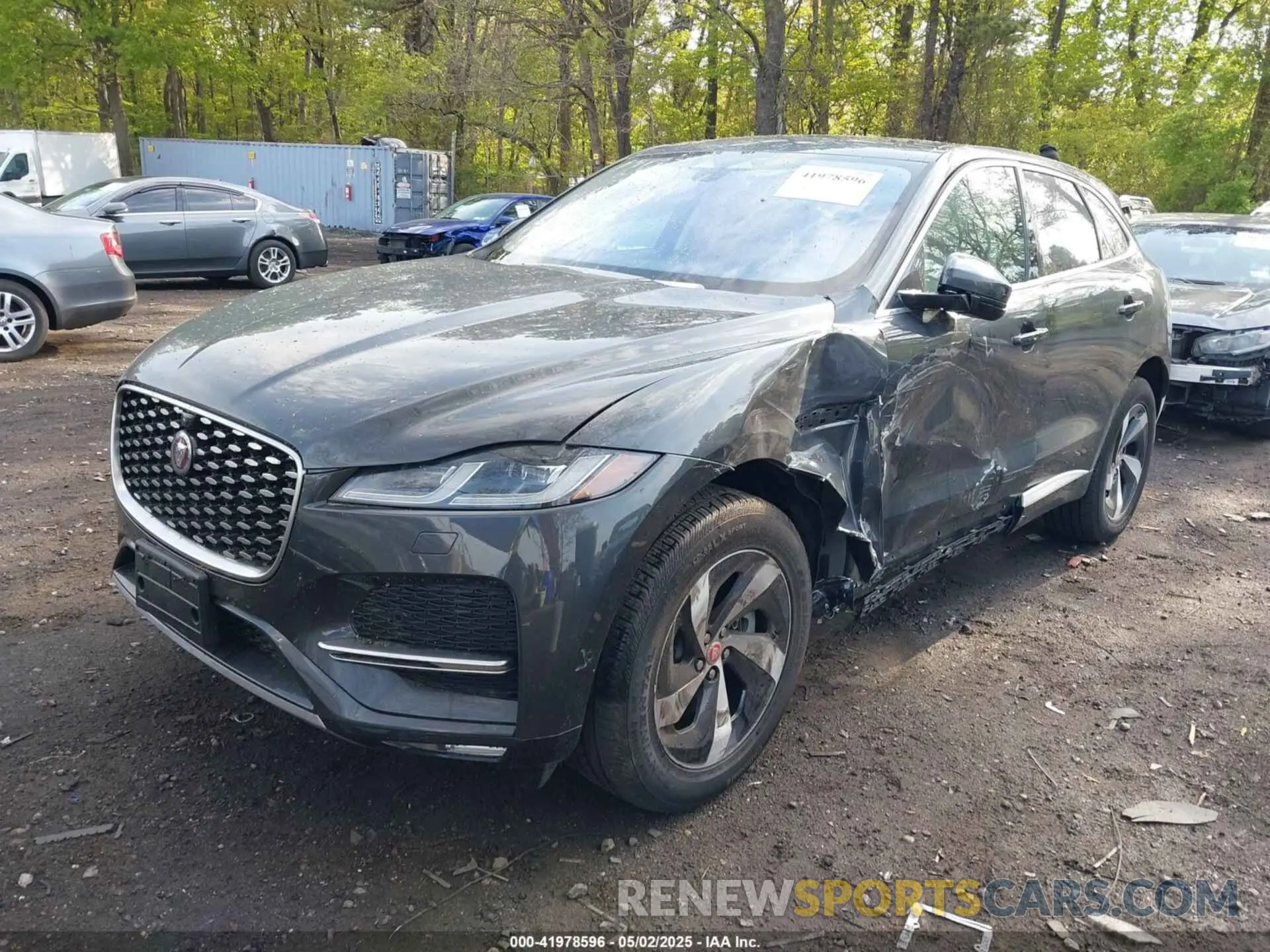 2 Фотография поврежденного автомобиля SADCJ2EX1MA672696 JAGUAR F-PACE 2021