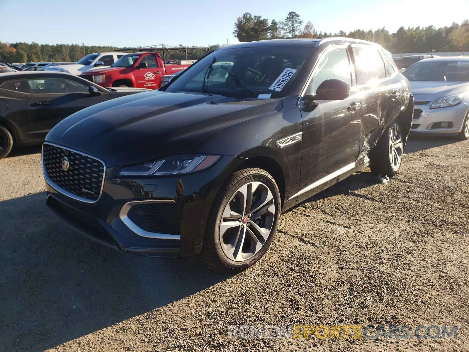 2 Фотография поврежденного автомобиля SADCT2FU9MA676283 JAGUAR F-PACE 2021
