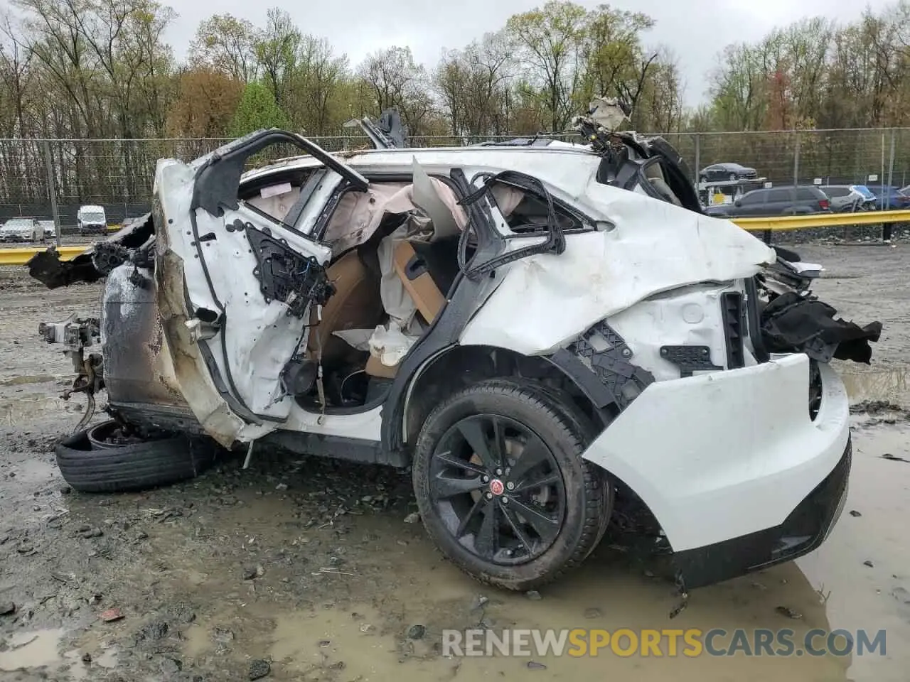 2 Фотография поврежденного автомобиля SADCJ2EX9NA702559 JAGUAR F-PACE 2022