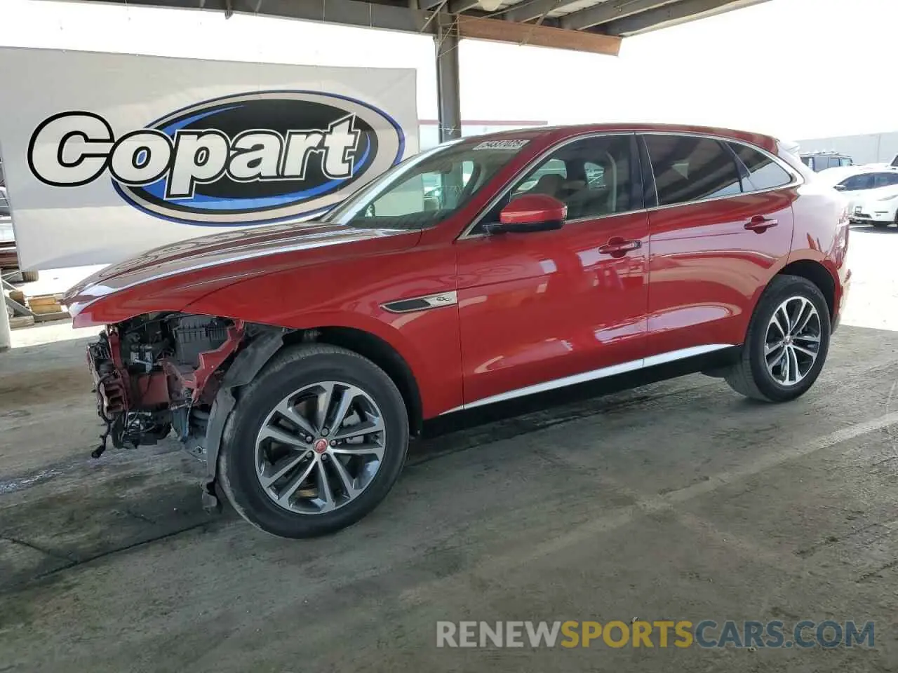 1 Фотография поврежденного автомобиля SADCJ2EXXNA689658 JAGUAR F-PACE 2022