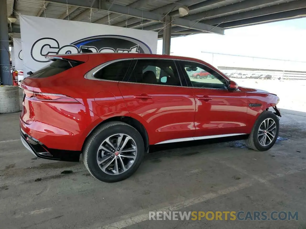 3 Фотография поврежденного автомобиля SADCJ2EXXNA689658 JAGUAR F-PACE 2022