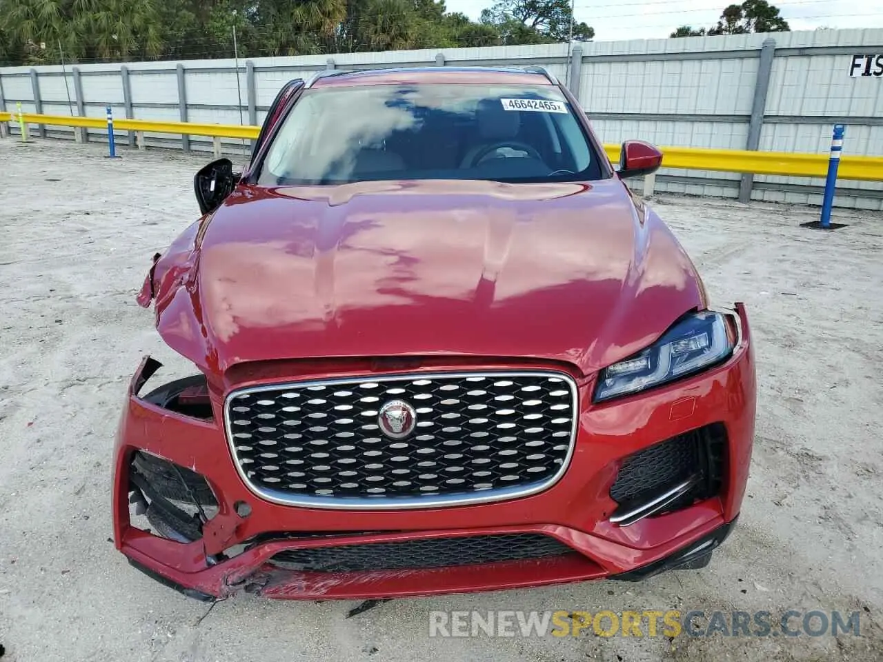 5 Фотография поврежденного автомобиля SADCJ2EXXNA698439 JAGUAR F-PACE 2022