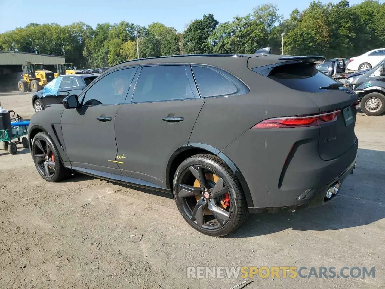 2 Фотография поврежденного автомобиля SADCZ2EE5NA693527 JAGUAR F-PACE 2022