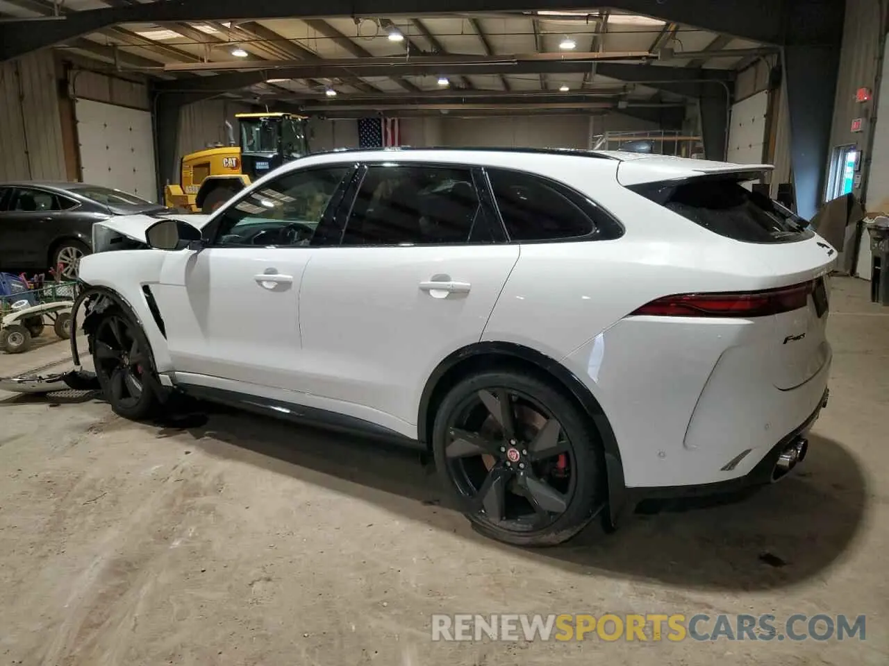 2 Photograph of a damaged car SADCZ2EE9NA692588 JAGUAR F-PACE 2022