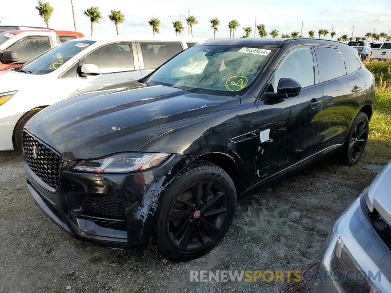 1 Photograph of a damaged car SADCJ2EX4PA707574 JAGUAR F-PACE 2023