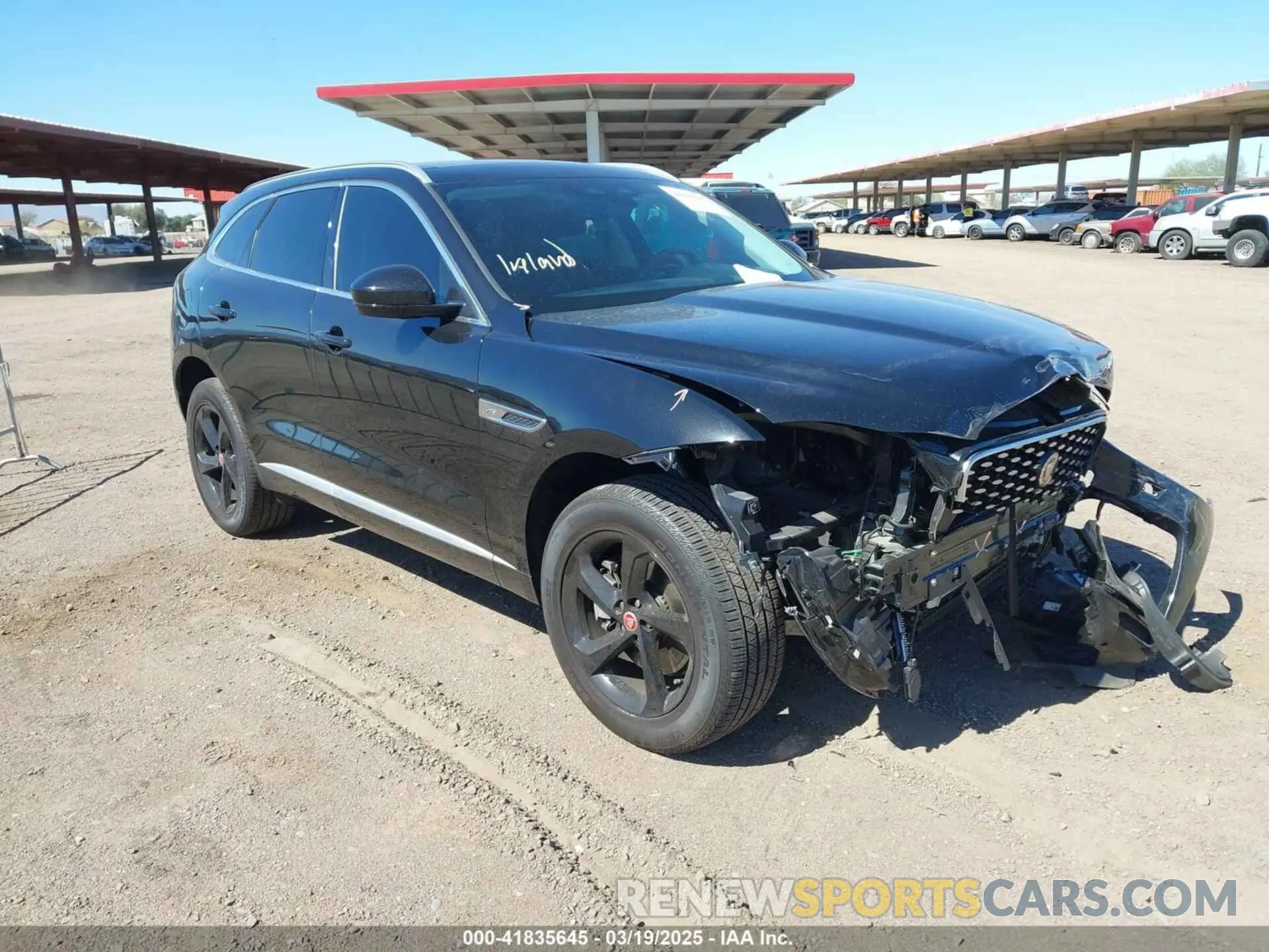 1 Фотография поврежденного автомобиля SADCJ2EX4PA713164 JAGUAR F-PACE 2023