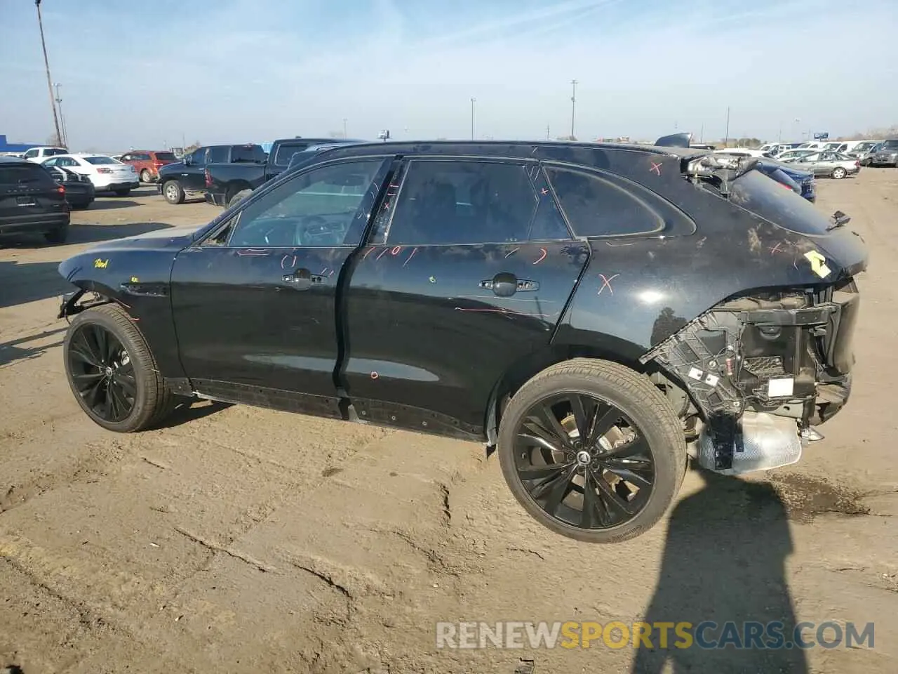 2 Photograph of a damaged car SADCT2EX0RA723879 JAGUAR F-PACE 2024