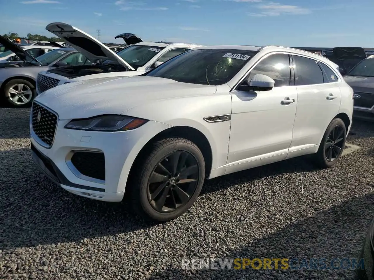 1 Photograph of a damaged car SADCT2EX5RA721187 JAGUAR F-PACE 2024